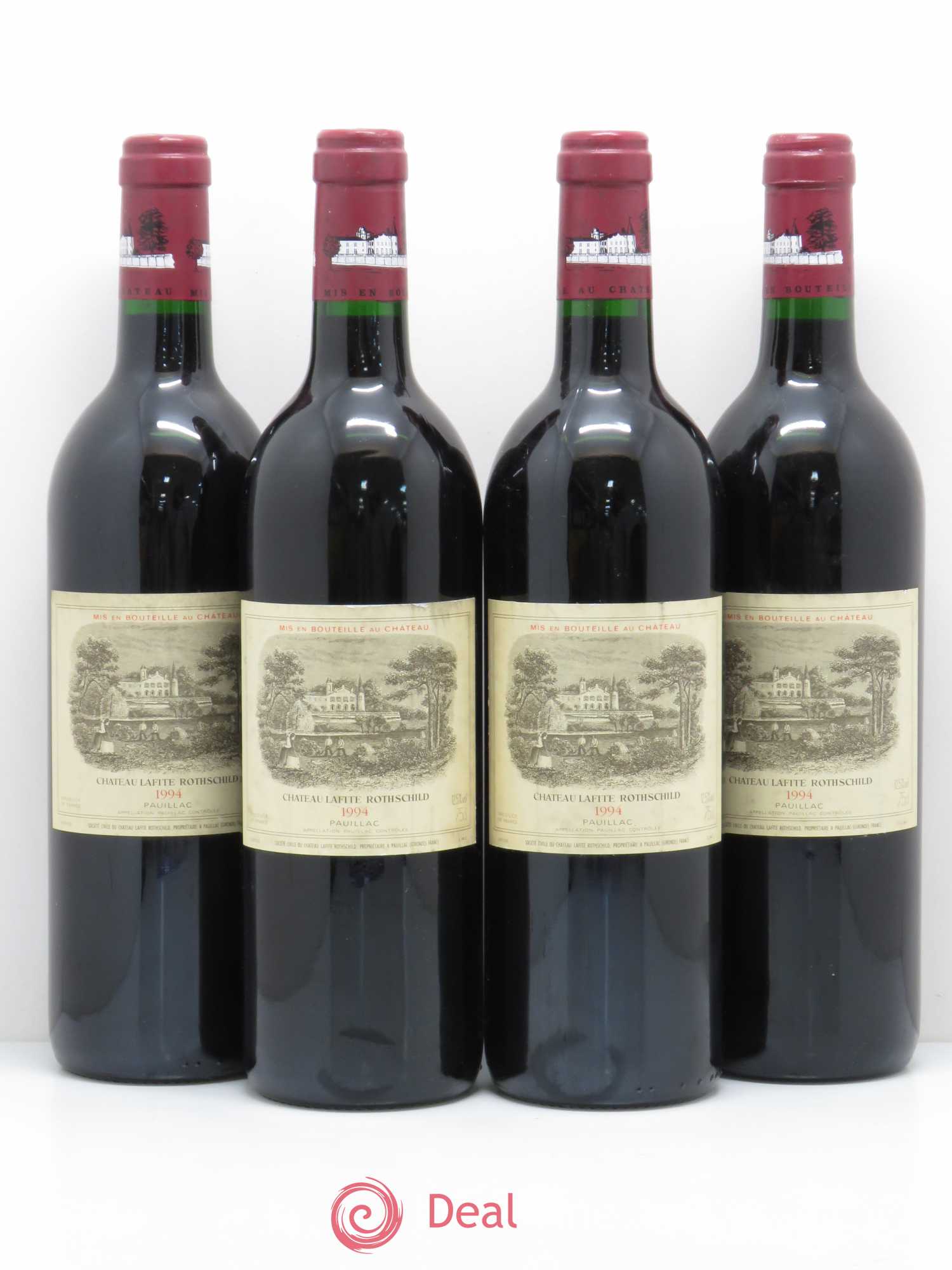 Château Lafite Rothschild 1er Grand Cru Classé 1994 - Lot de 4 bouteilles - 0