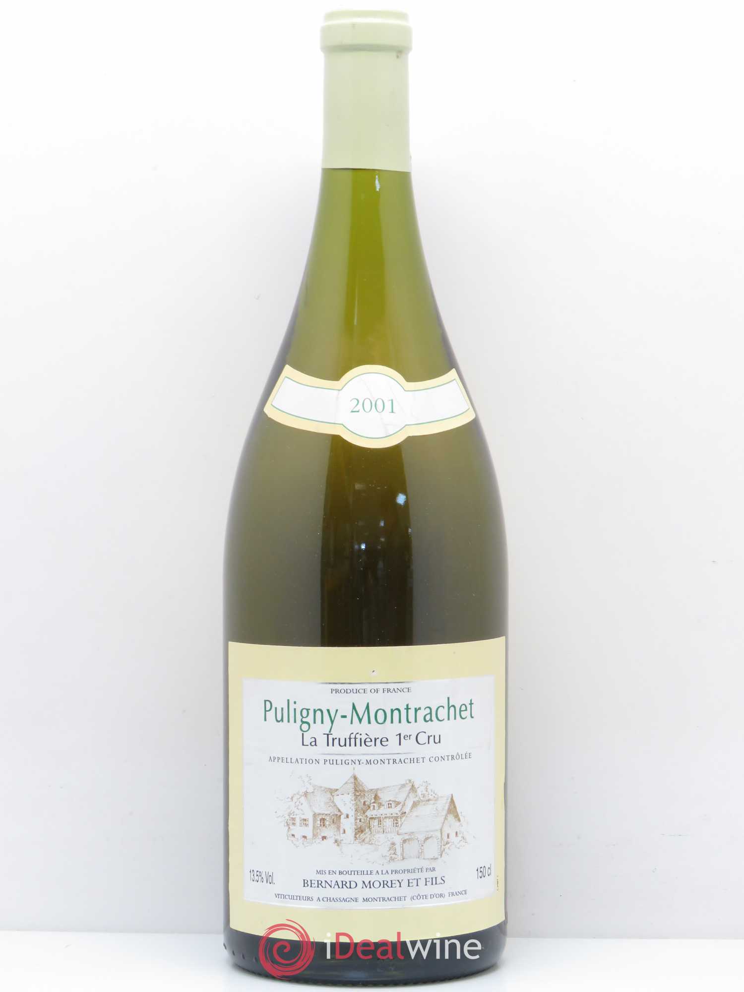 Puligny-Montrachet 1er Cru Truffières Domaine Bernard Morey 2001 - Lotto di 1 magnum - 0