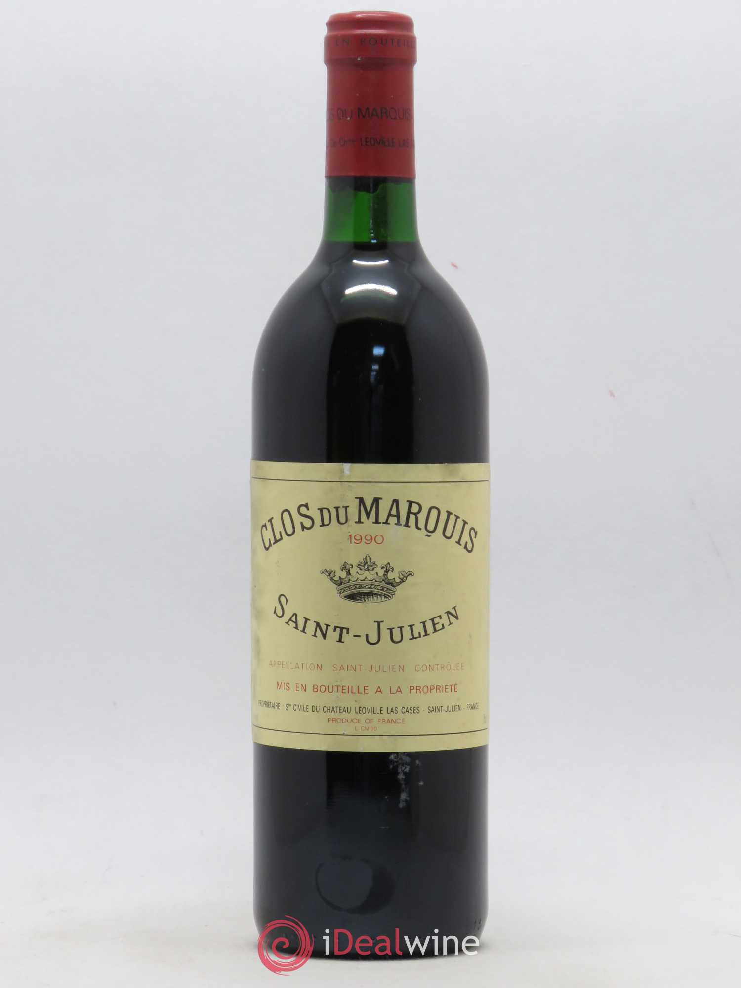 Clos du Marquis 1990 - Lot de 1 bouteille - 0
