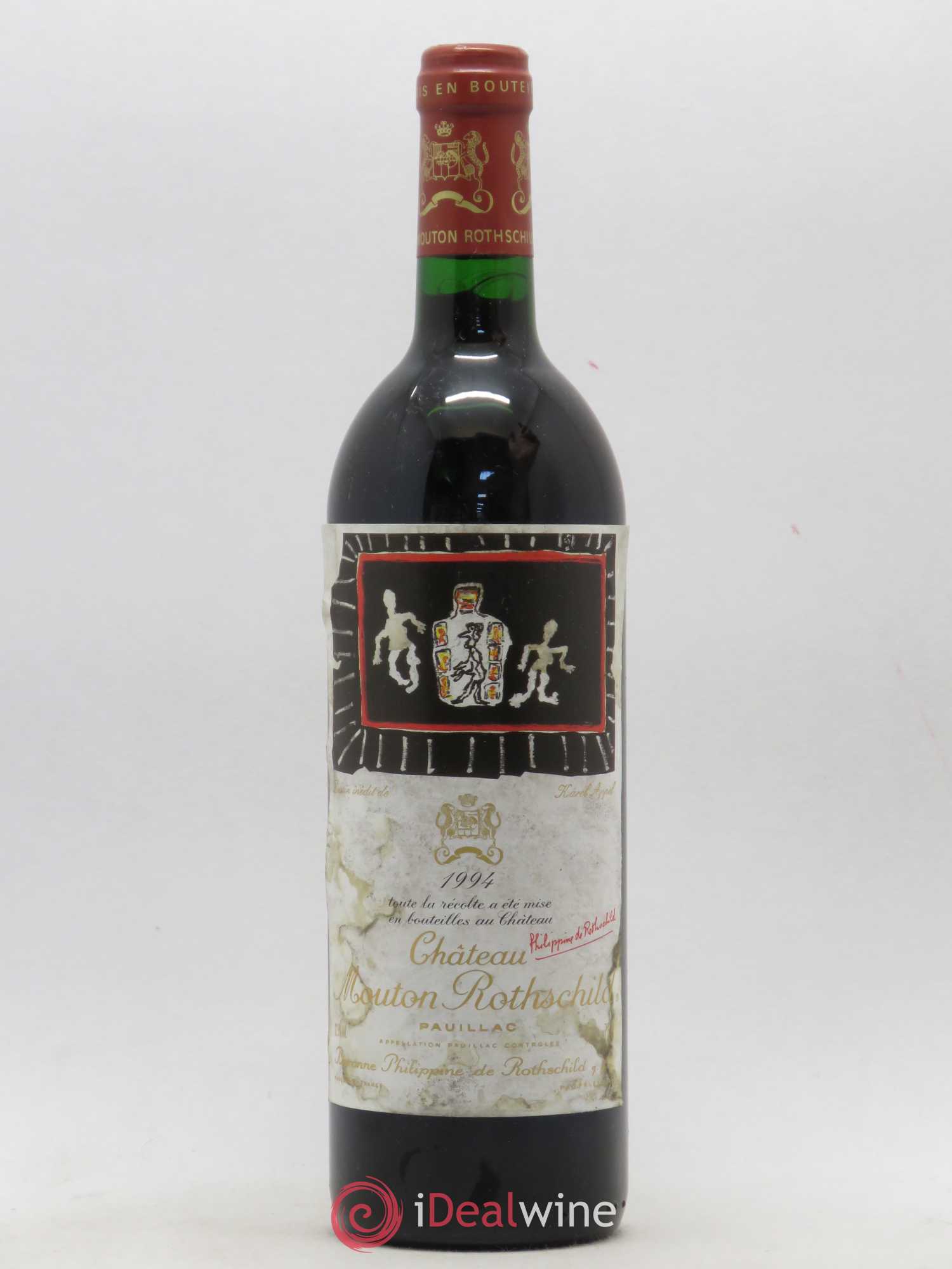 Château Mouton Rothschild 1er Grand Cru Classé 1994 - Lot de 1 bouteille - 0