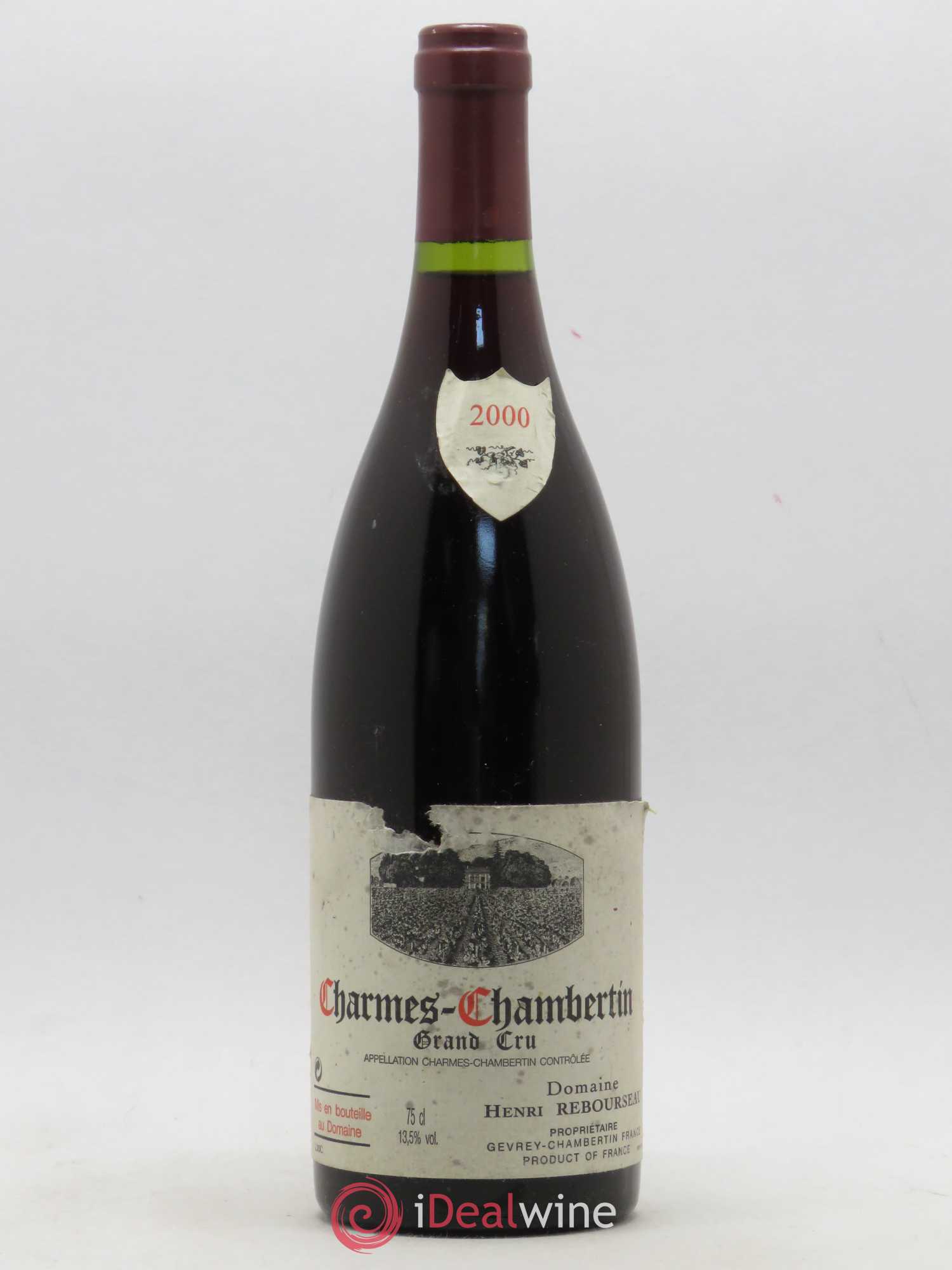 Charmes-Chambertin Grand Cru Henri Rebourseau 2000 - Lot de 1 bouteille - 0