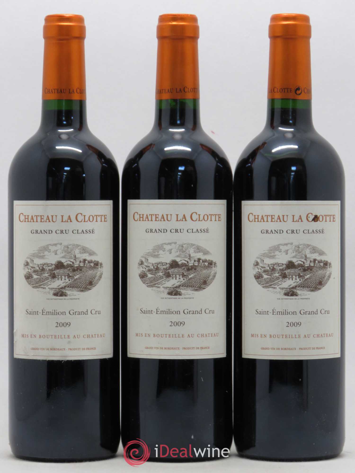 Château la Clotte 2009 - Lot de 3 bouteilles - 0