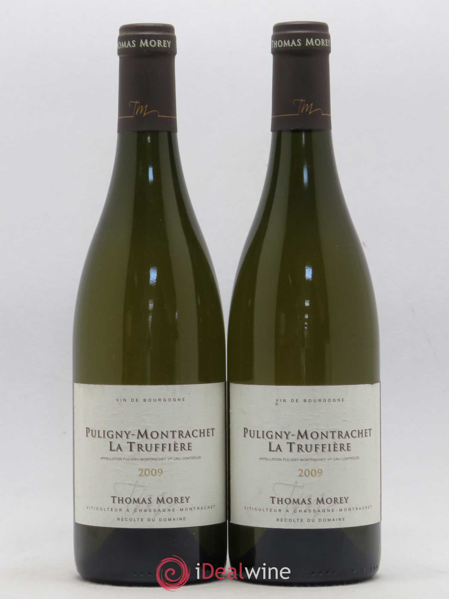 Puligny-Montrachet 1er Cru La Truffière Thomas Morey 2009 - Posten von 2 Flaschen - 0