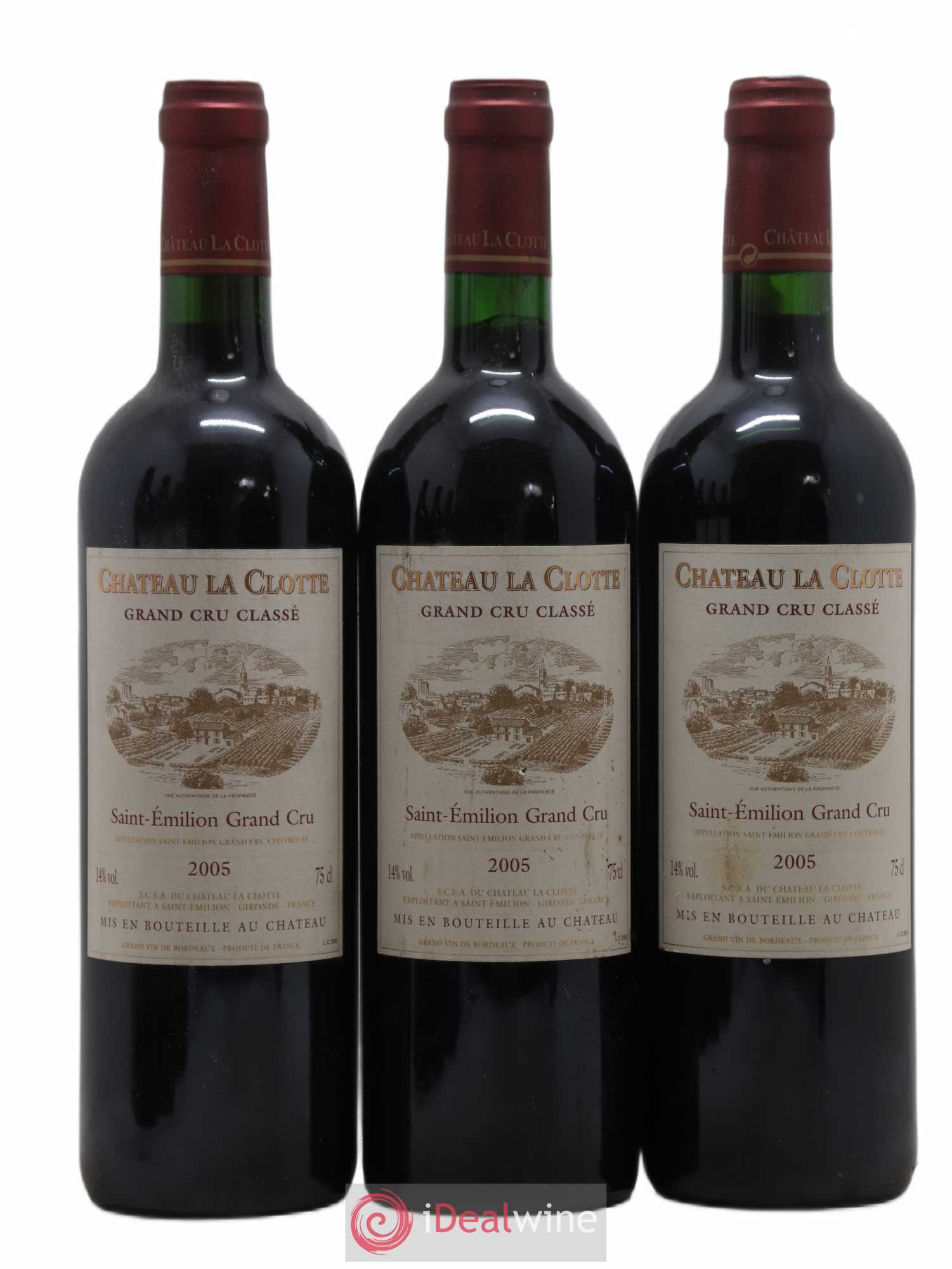 Château la Clotte 2005 - Lot de 6 bouteilles - 1