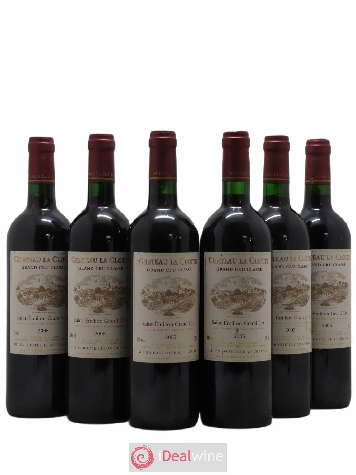 Château la Clotte 2005 - Lot de 6 bouteilles - 0