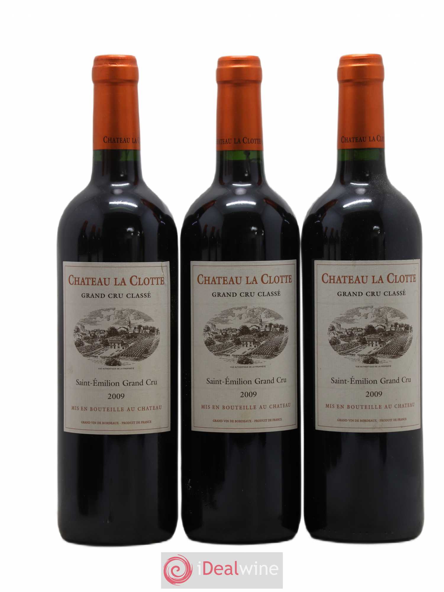 Château la Clotte 2009 - Lot de 6 bouteilles - 1