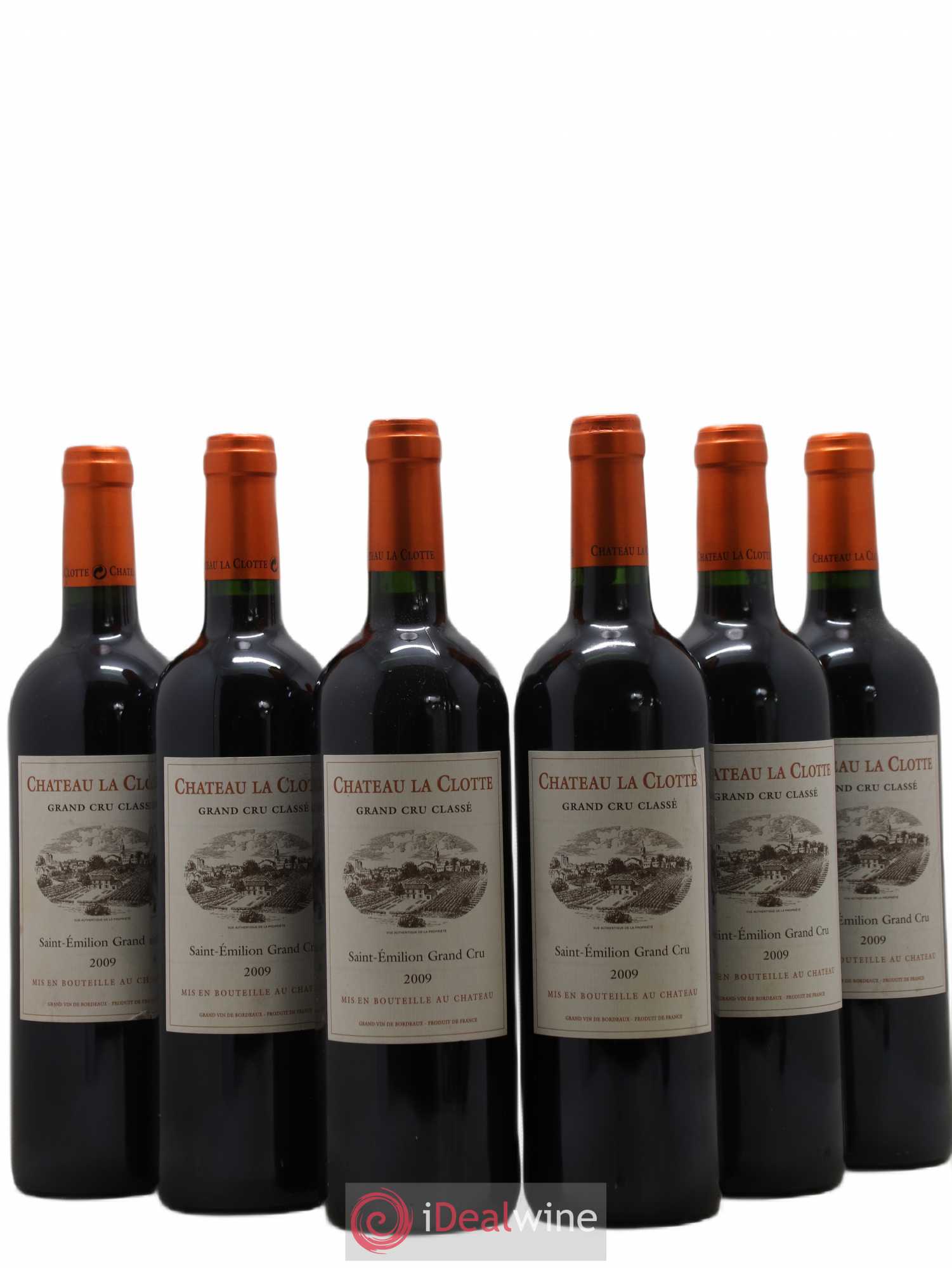 Château la Clotte 2009 - Lot de 6 bouteilles - 0