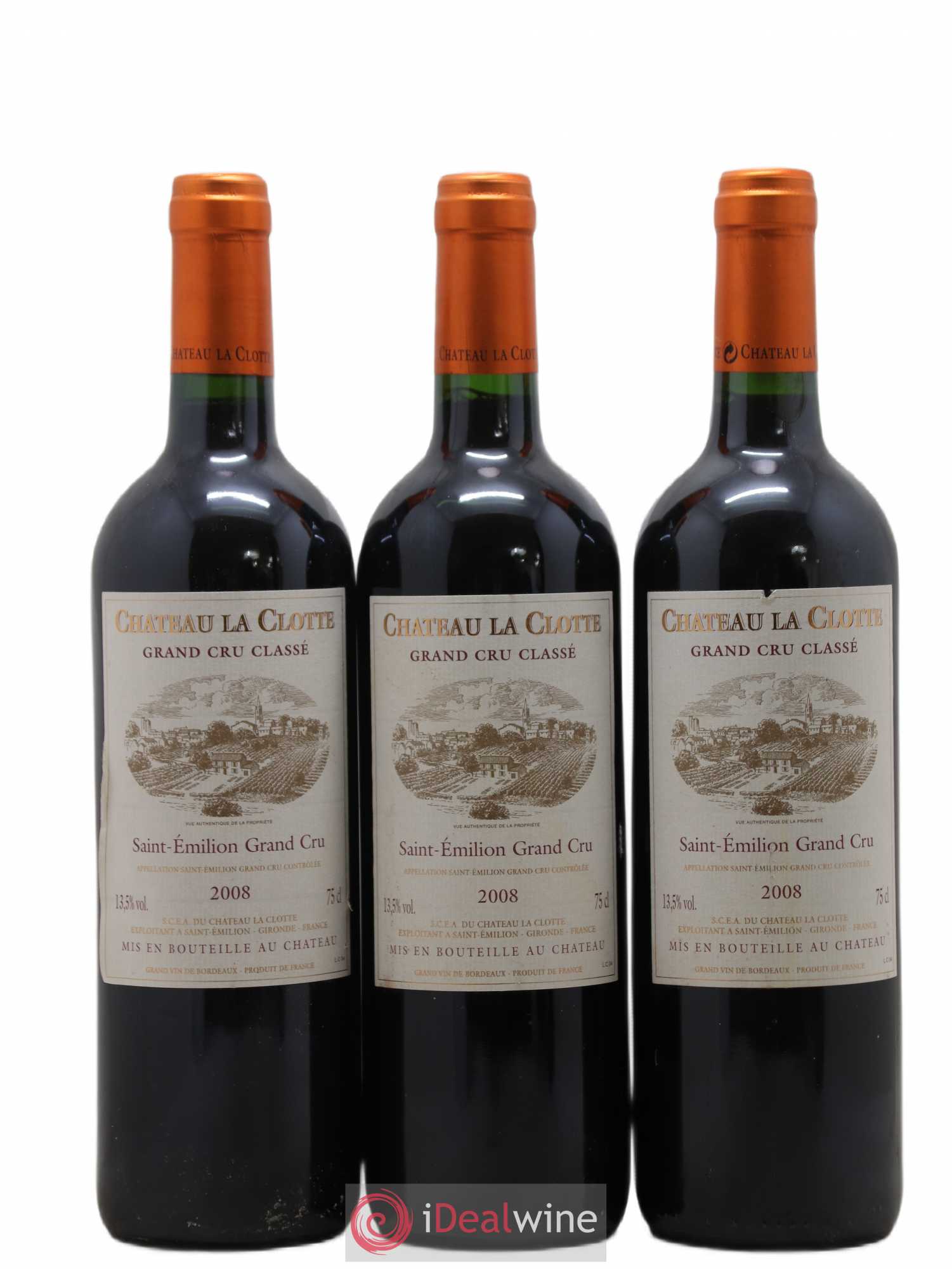 Château la Clotte 2008 - Lot de 6 bouteilles - 2