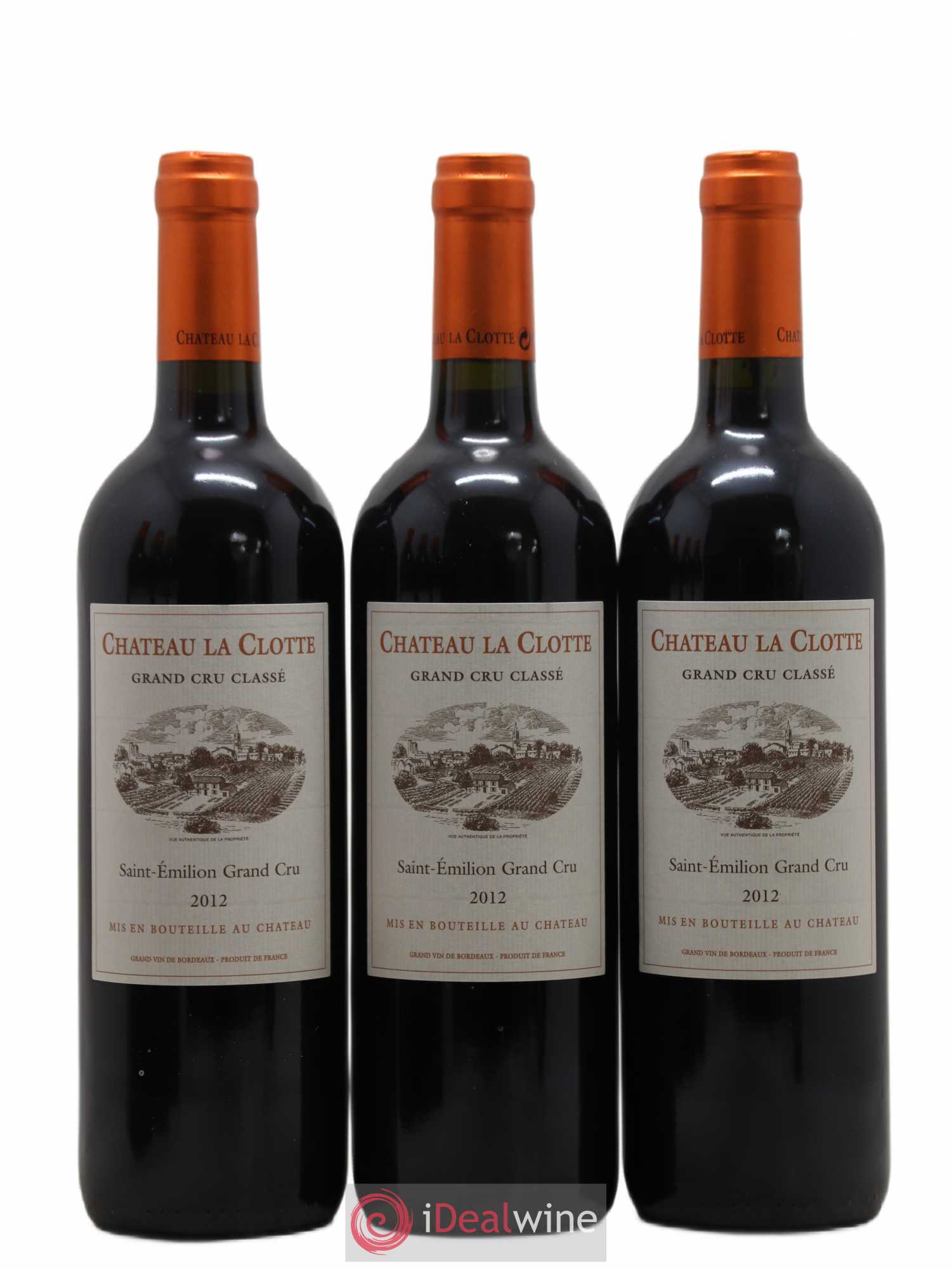 Château la Clotte 2012 - Lot de 6 bouteilles - 1