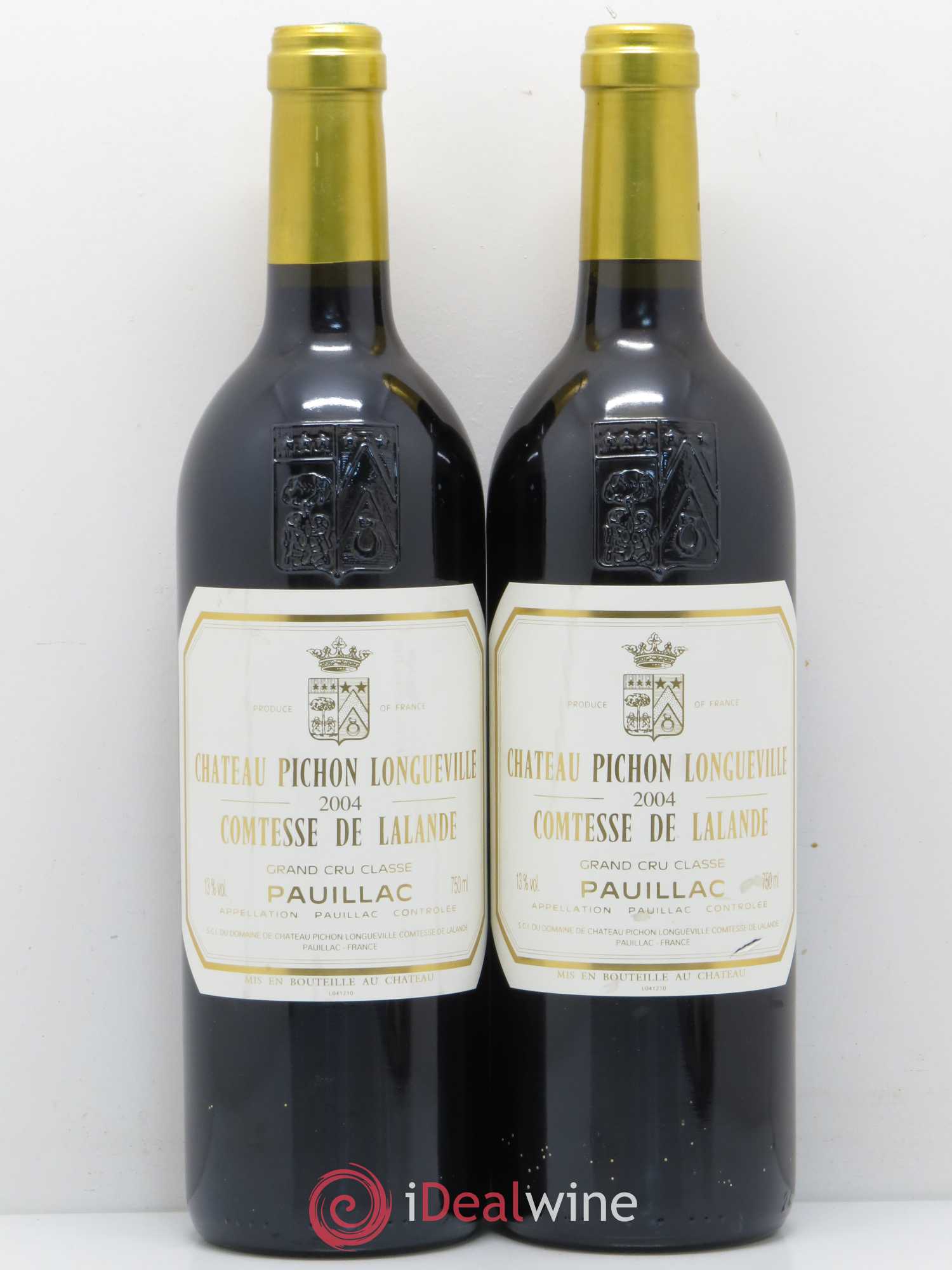 Château Pichon Longueville Comtesse de Lalande 2ème Grand Cru Classé 2004 - Lot de 2 bouteilles - 0