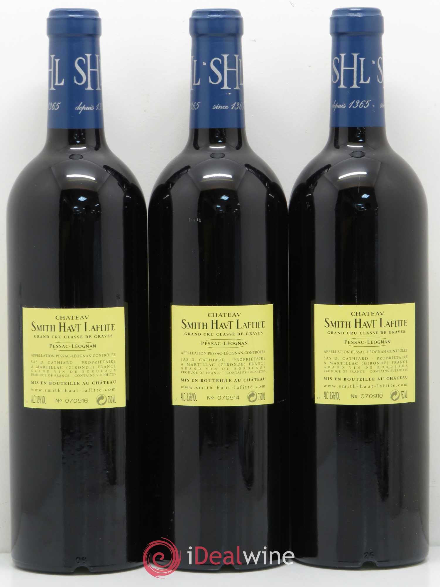 Château Smith Haut Lafitte Cru Classé de Graves 2005 - Lot de 3 bouteilles - 1