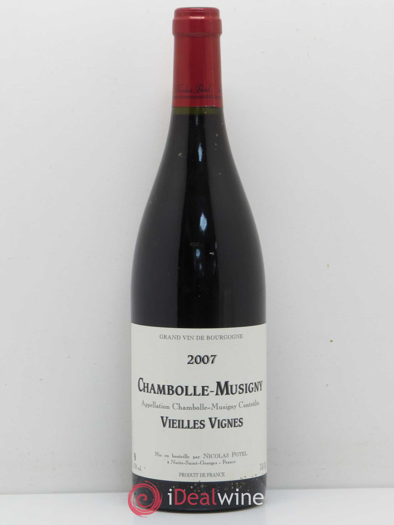 Chambolle-Musigny Vieilles Vignes Nicolas Potel 2007 - Lot de 1 bouteille - 0