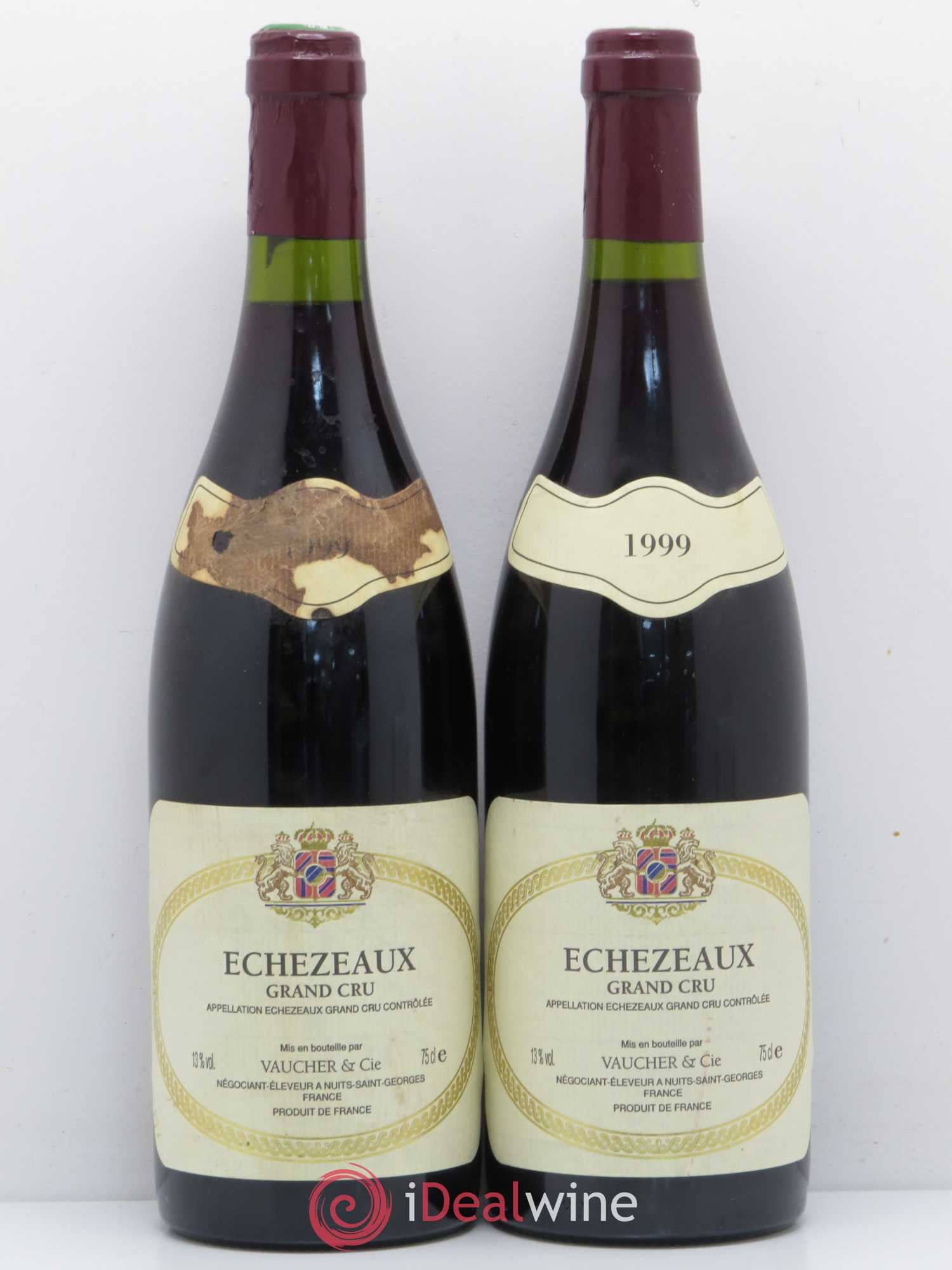 Echezeaux Grand Cru Vaucher Et Cie 1999 - Posten von 2 Flaschen - 0