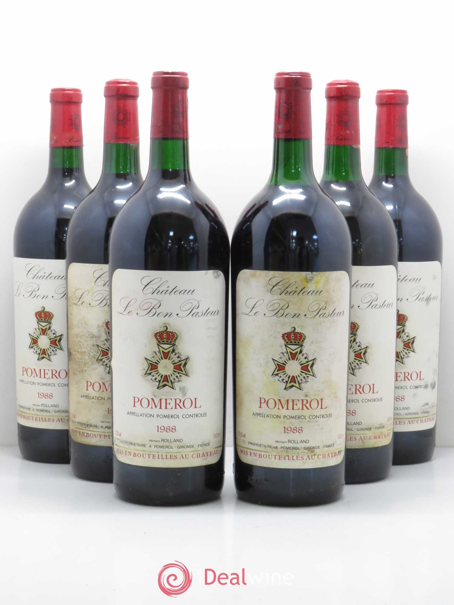 Château le Bon Pasteur 1988 - Lot de 6 magnums - 0