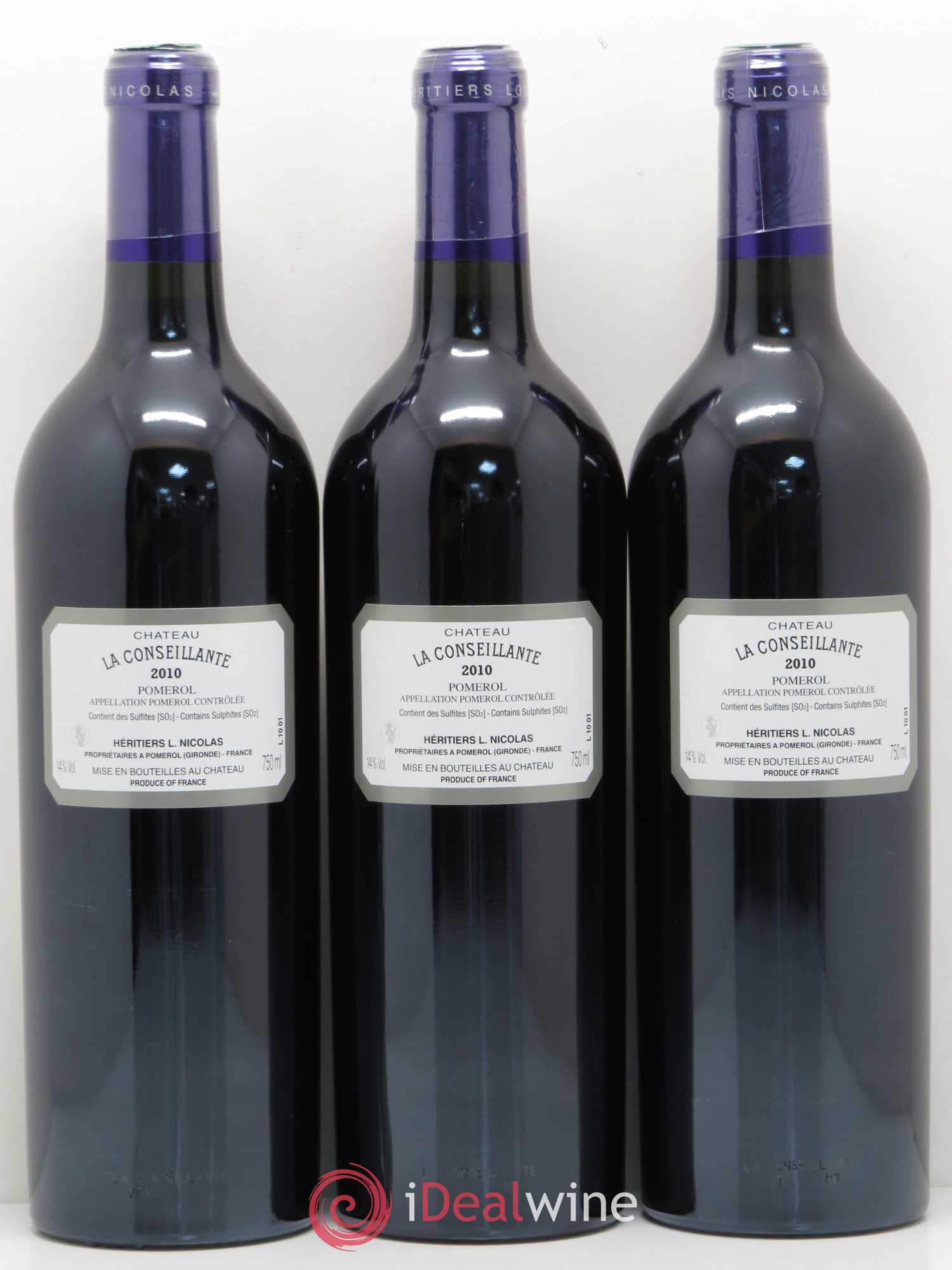 Château la Conseillante 2010 - Lot de 12 bouteilles - 6