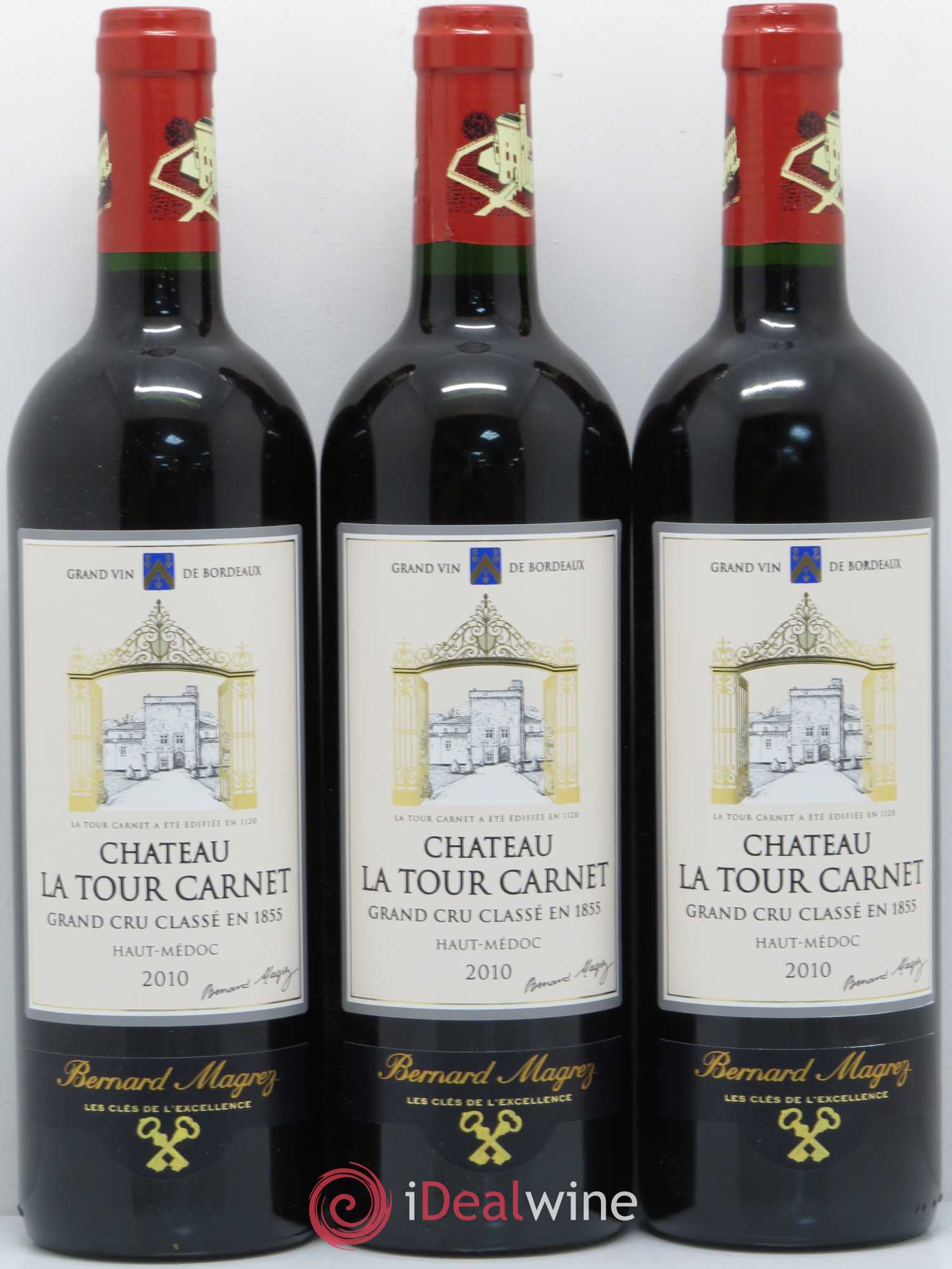 Château la Tour Carnet 4ème Grand Cru Classé 2010 - Lot de 12 bouteilles - 3