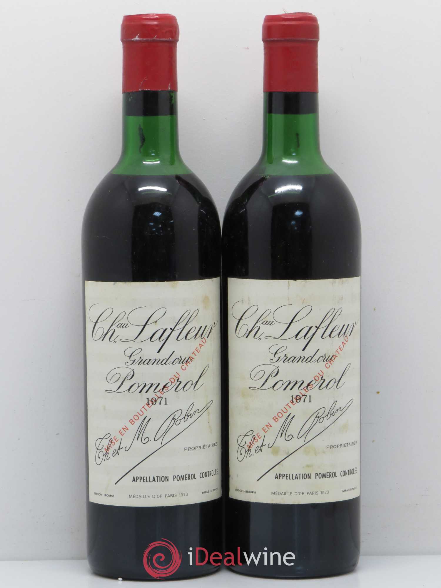 Château Lafleur 1971 - Lot de 2 bouteilles - 0