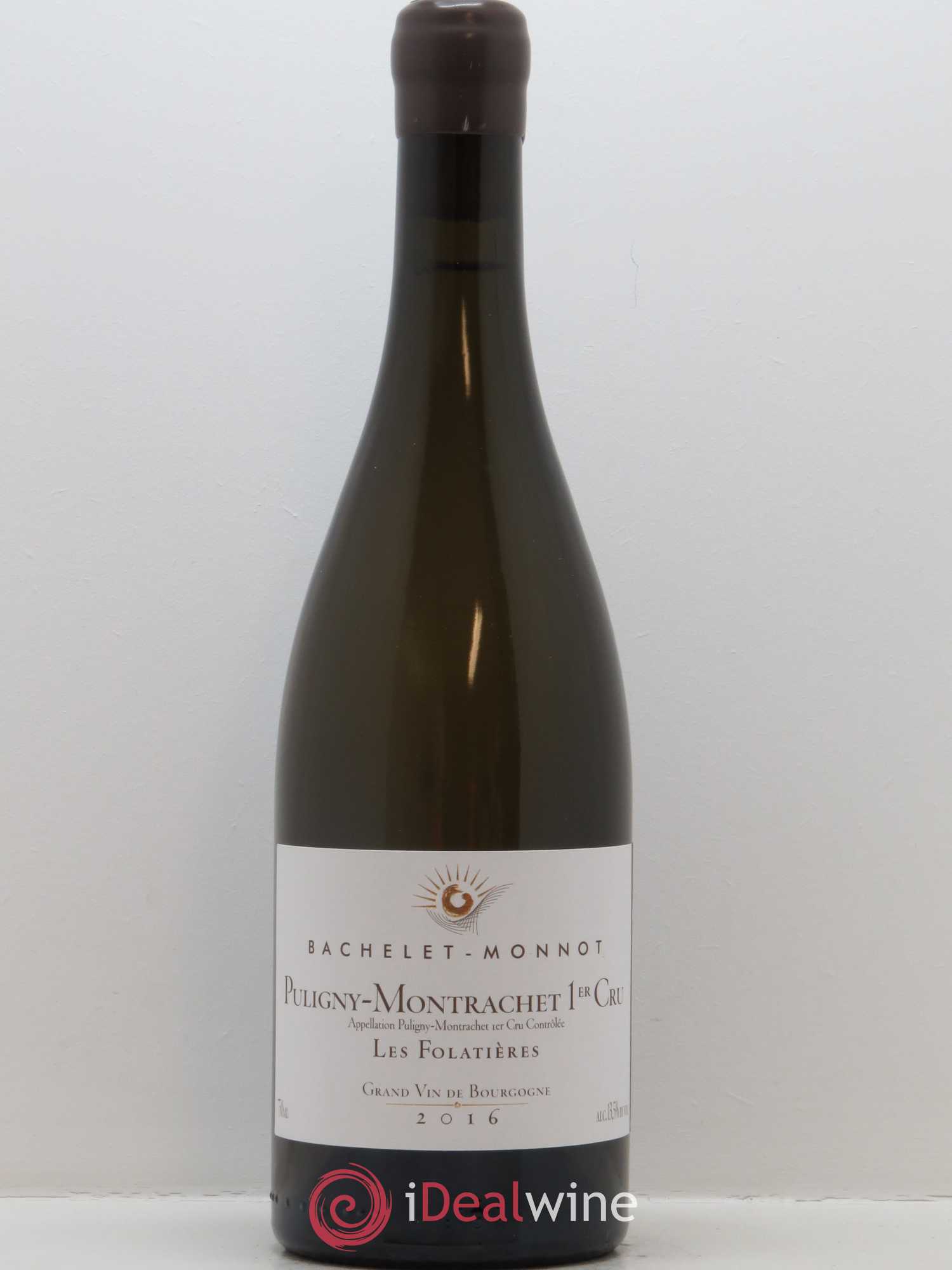 Puligny-Montrachet 1er Cru Les Folatières Bachelet-Monnot 2016 - Lot de 1 bouteille - 0