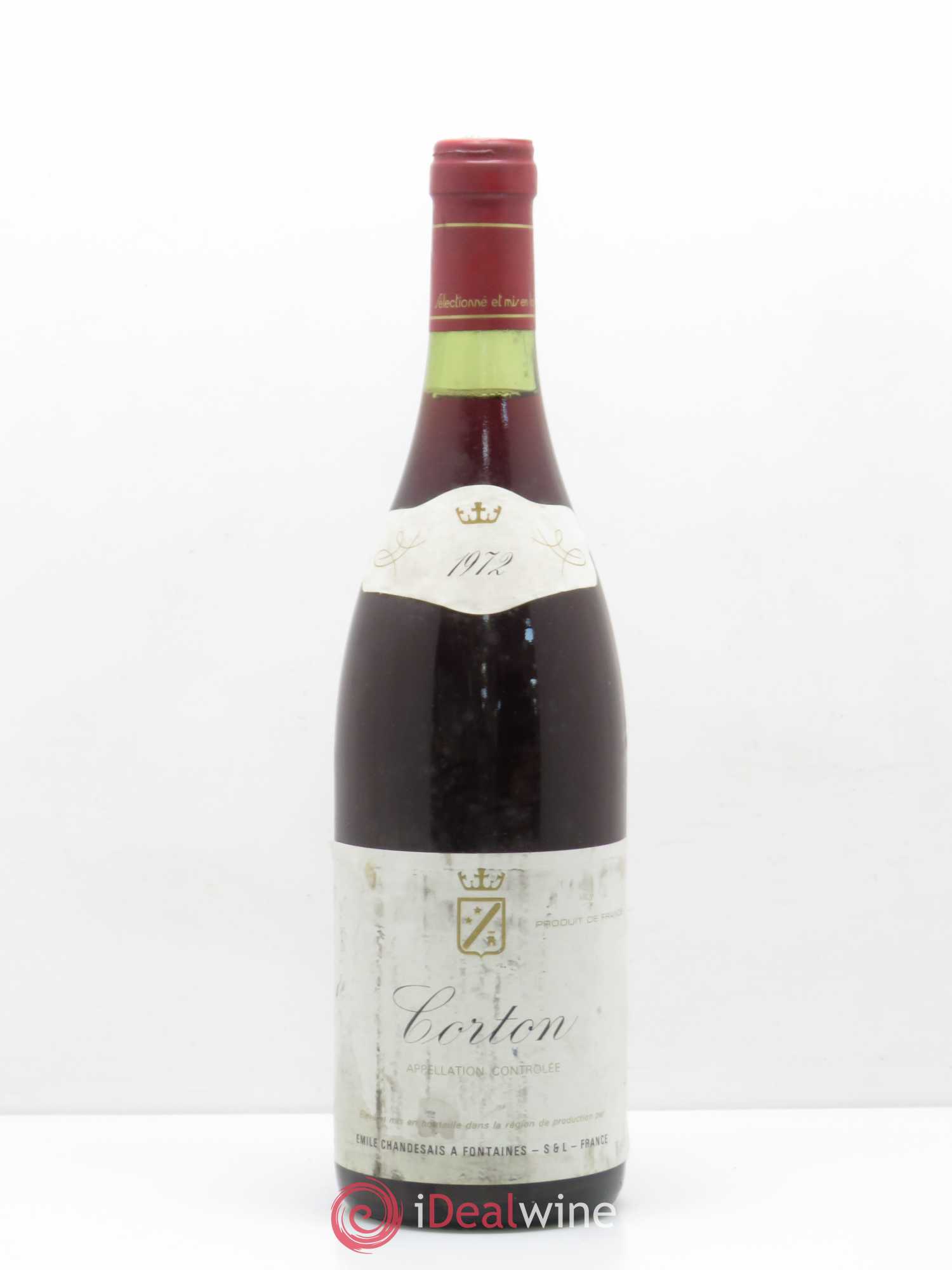 Corton Grand Cru E. Chandesais 1972 - Posten von 1 Flasche - 0