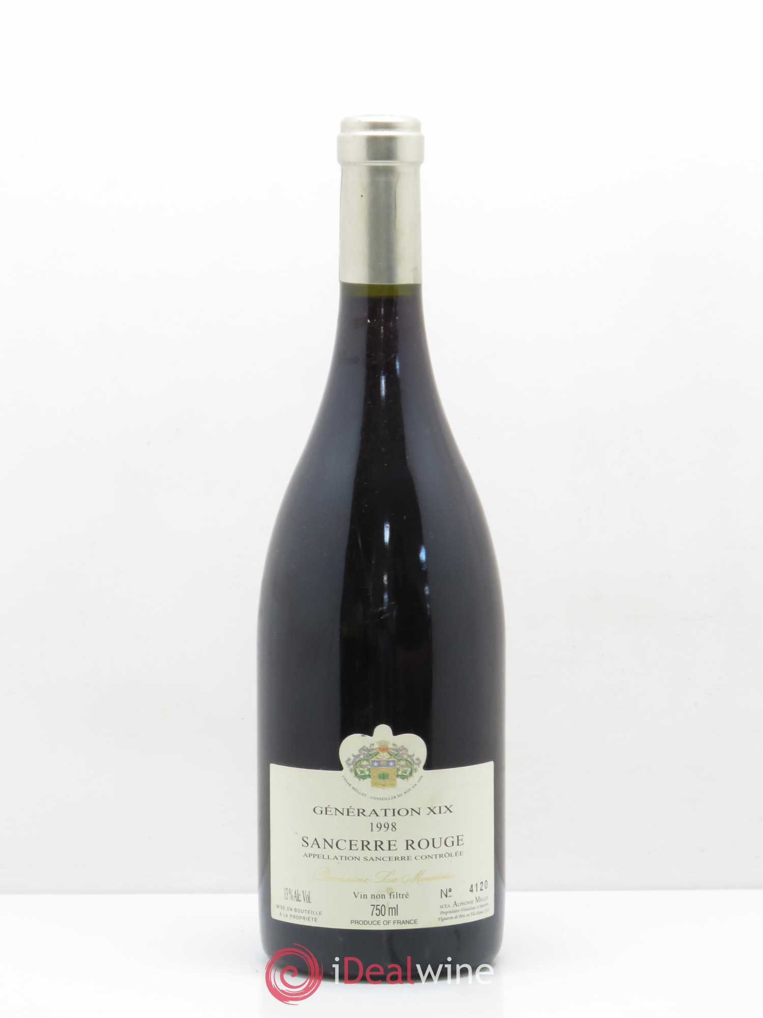 Sancerre Génération XIX Alphonse Mellot 1998 - Lot de 1 bouteille - 0