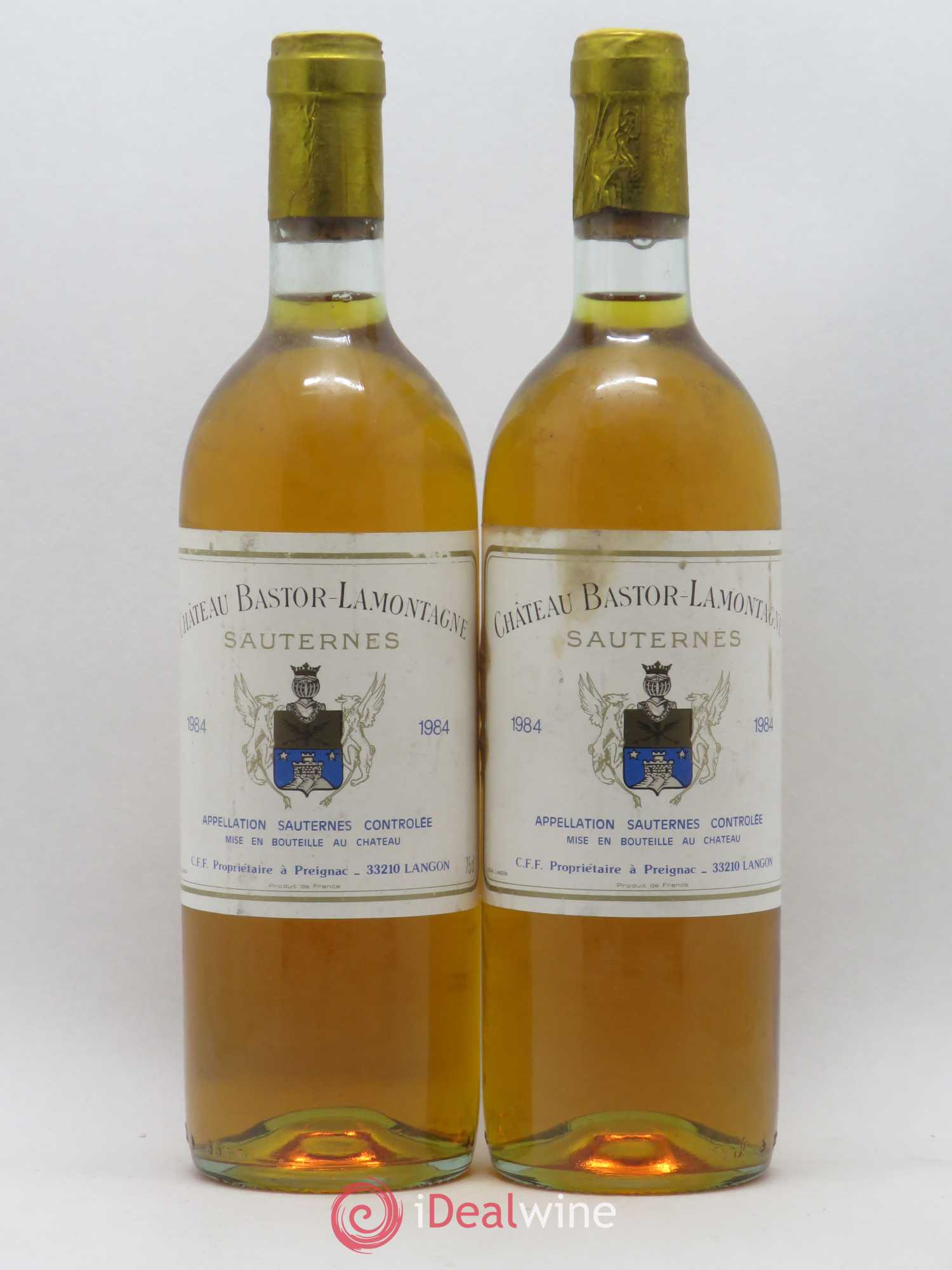 Château Bastor Lamontagne 1984 - Lotto di 2 bottiglie - 0