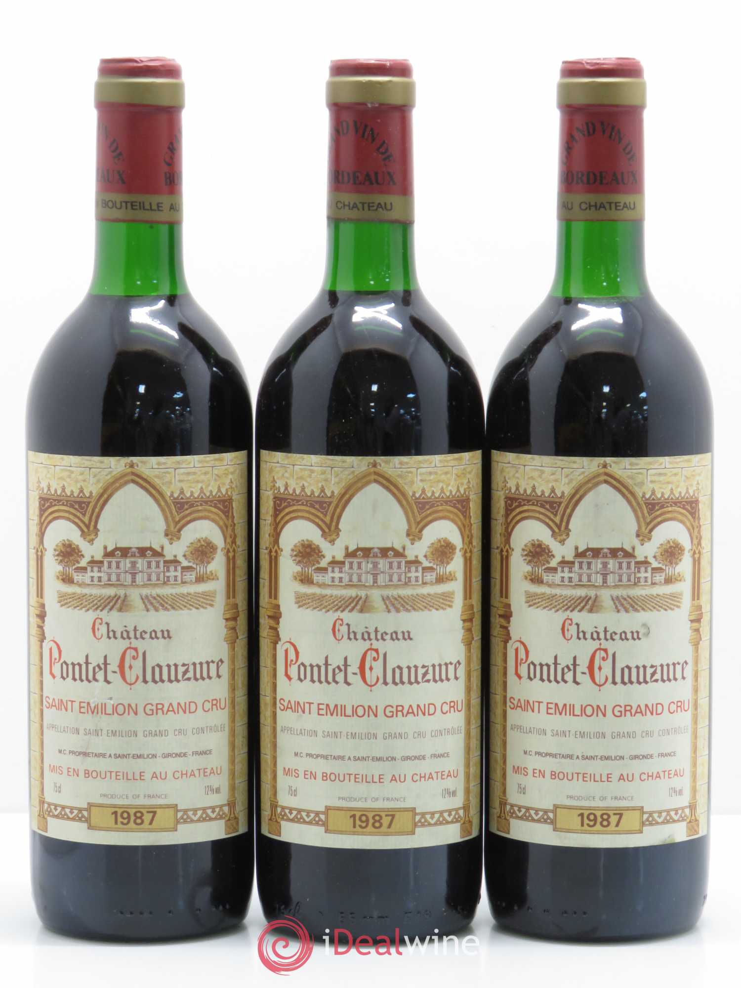 Château Pontet Clauzure 1987 - Lot de 6 bouteilles - 2
