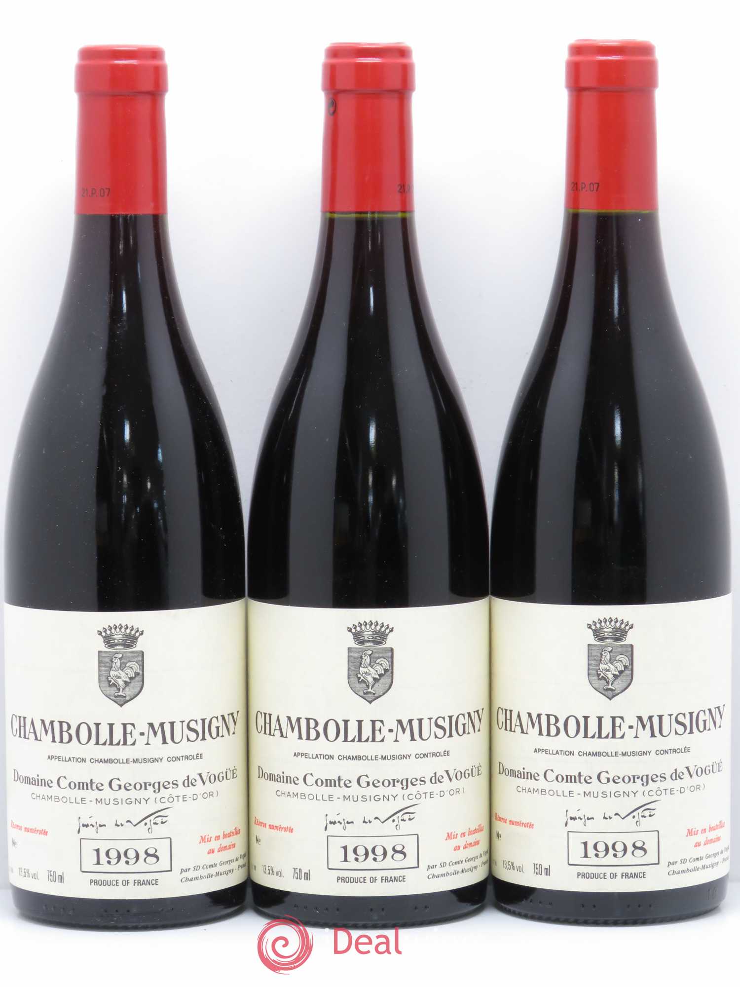Chambolle-Musigny Comte Georges de Vogüé 1998 - Lot de 6 bouteilles - 2