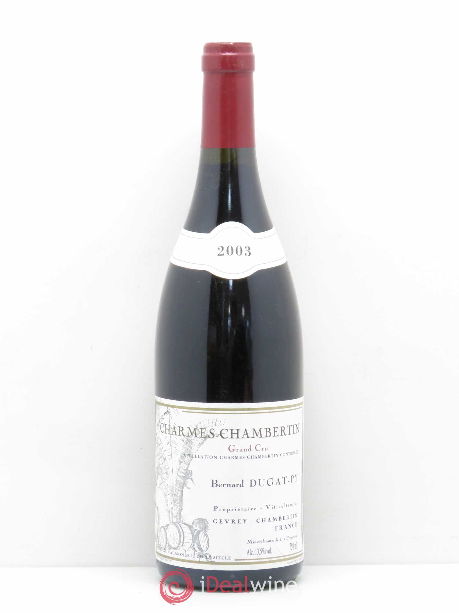 Charmes-Chambertin Grand Cru Dugat-Py 2003 - Lot de 1 bouteille - 0
