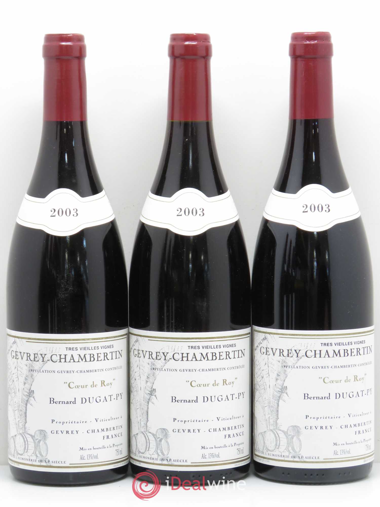 Gevrey-Chambertin Coeur de Roy Très Vieilles Vignes Dugat-Py Très Vieilles Vignes 2003 - Posten von 12 Flaschen - 1