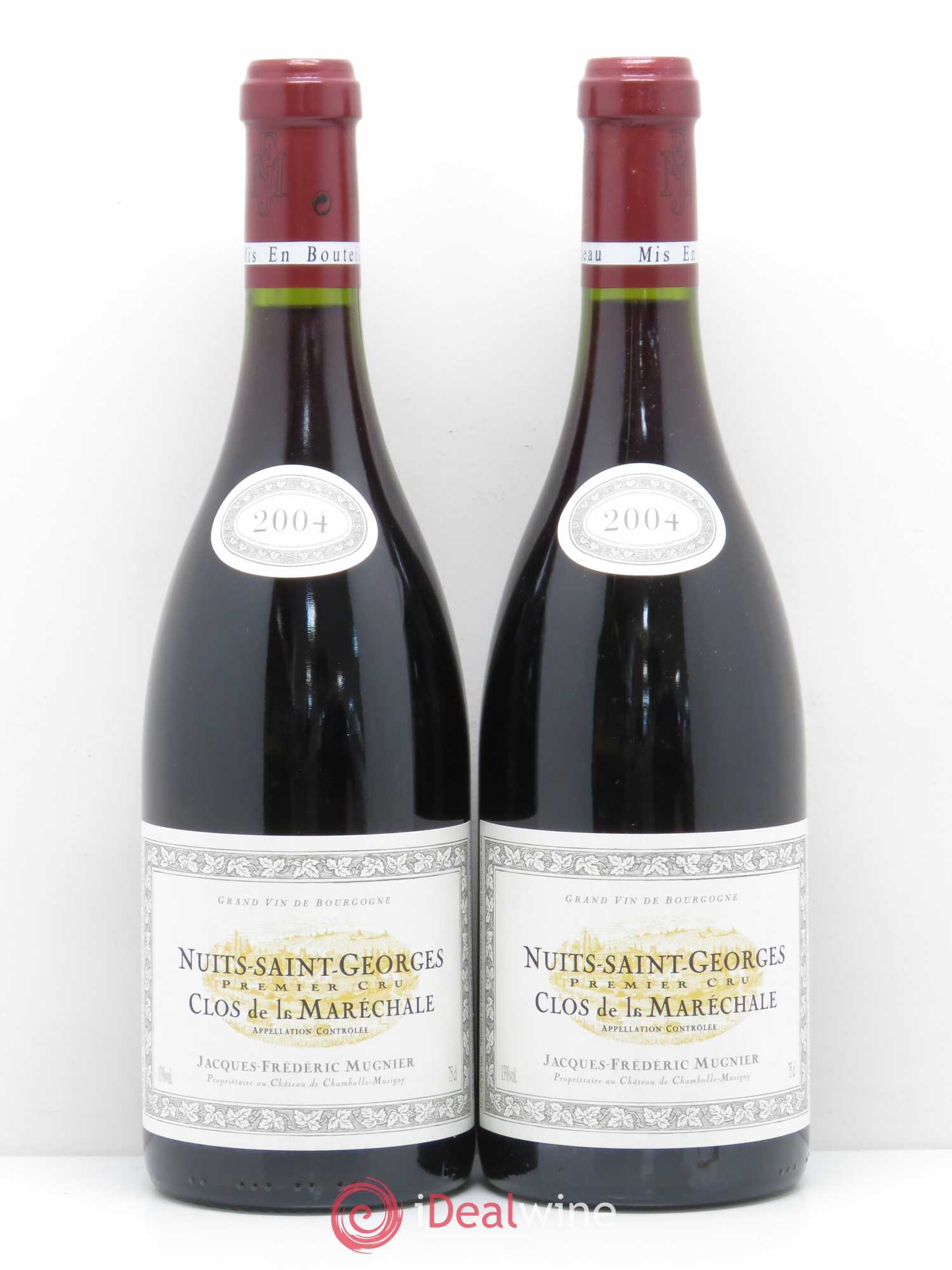 Nuits-Saint-Georges 1er Cru Clos de la Marechale Domaine J.F. Mugnier 2004 - Posten von 2 Flaschen - 0