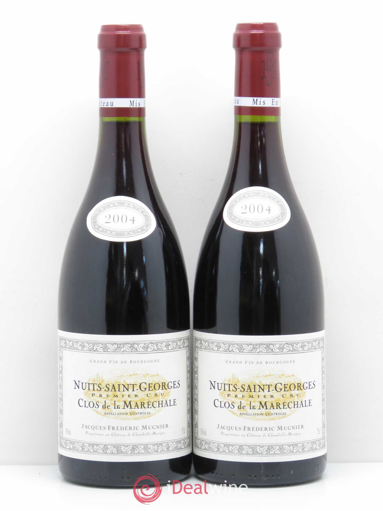 Nuits-Saint-Georges 1er Cru Clos de la Marechale Domaine J.F. Mugnier 2004 - Posten von 2 Flaschen - 0