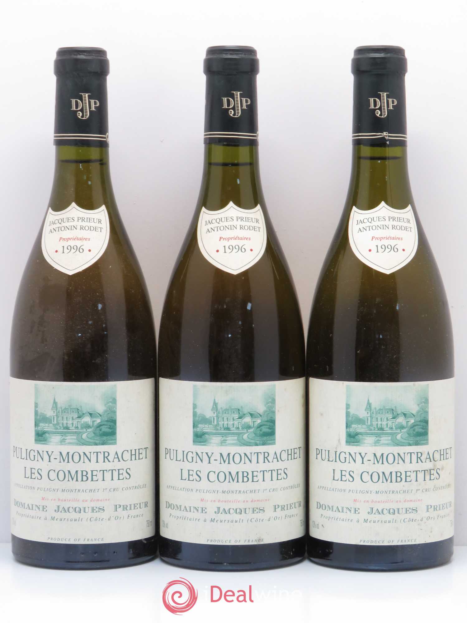 Puligny-Montrachet 1er Cru Les Combettes Jacques Prieur (Domaine) 1996 - Lot de 3 bouteilles - 0