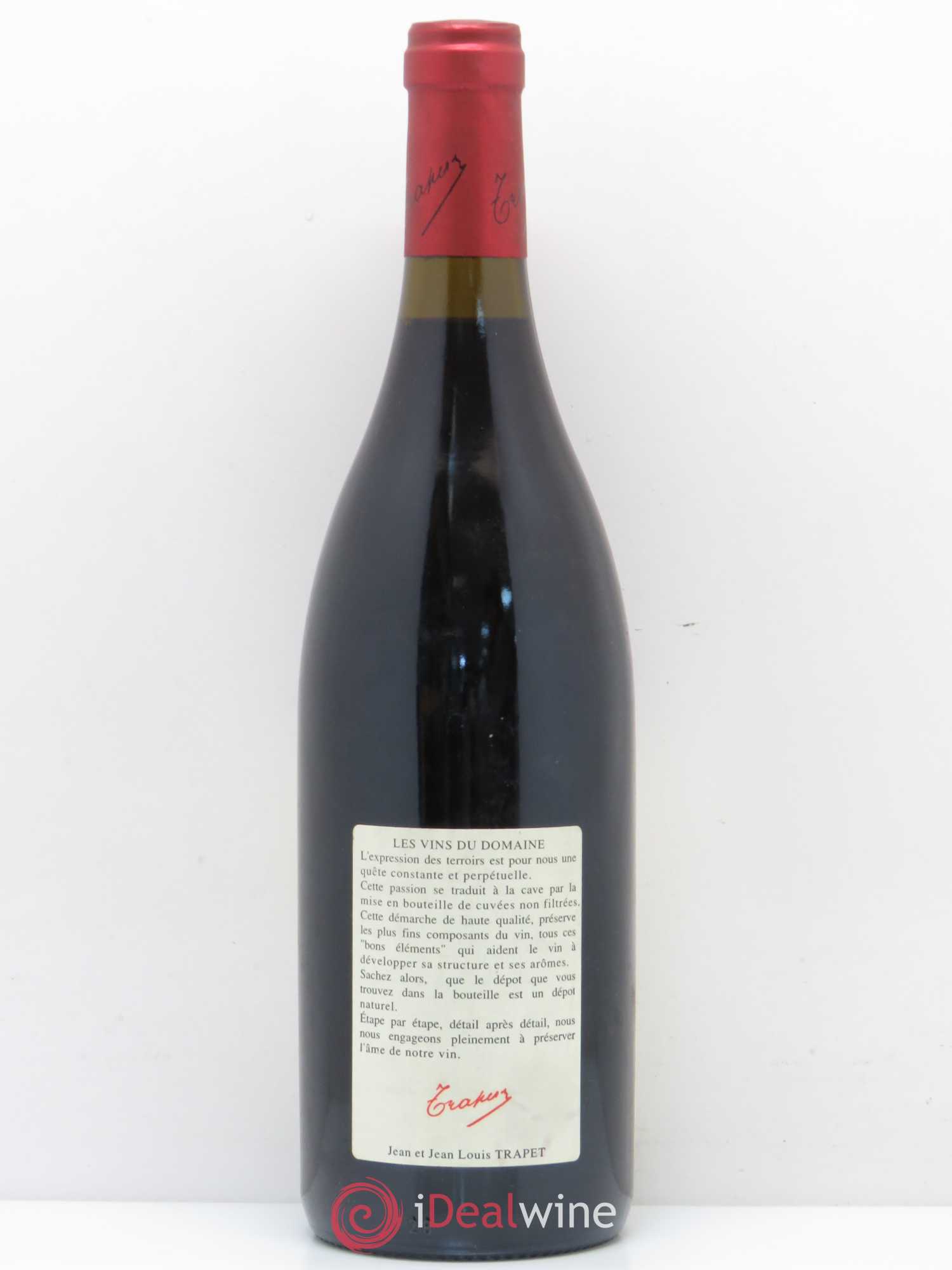 Chambertin Grand Cru Domaine Trapet 1998 - Lot de 1 bouteille - 1
