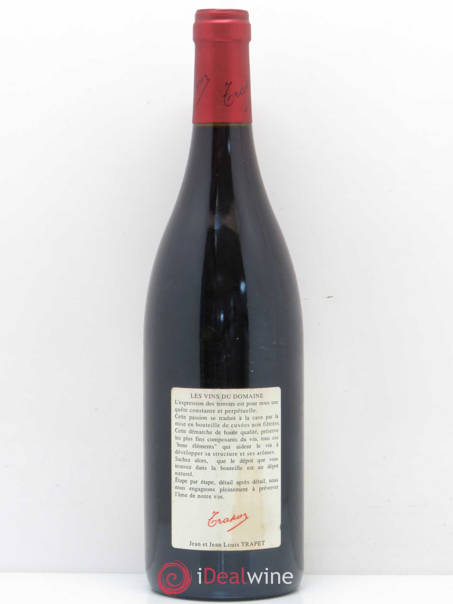 Latricières-Chambertin Grand Cru Domaine Trapet 1998 - Lot de 1 bouteille - 1