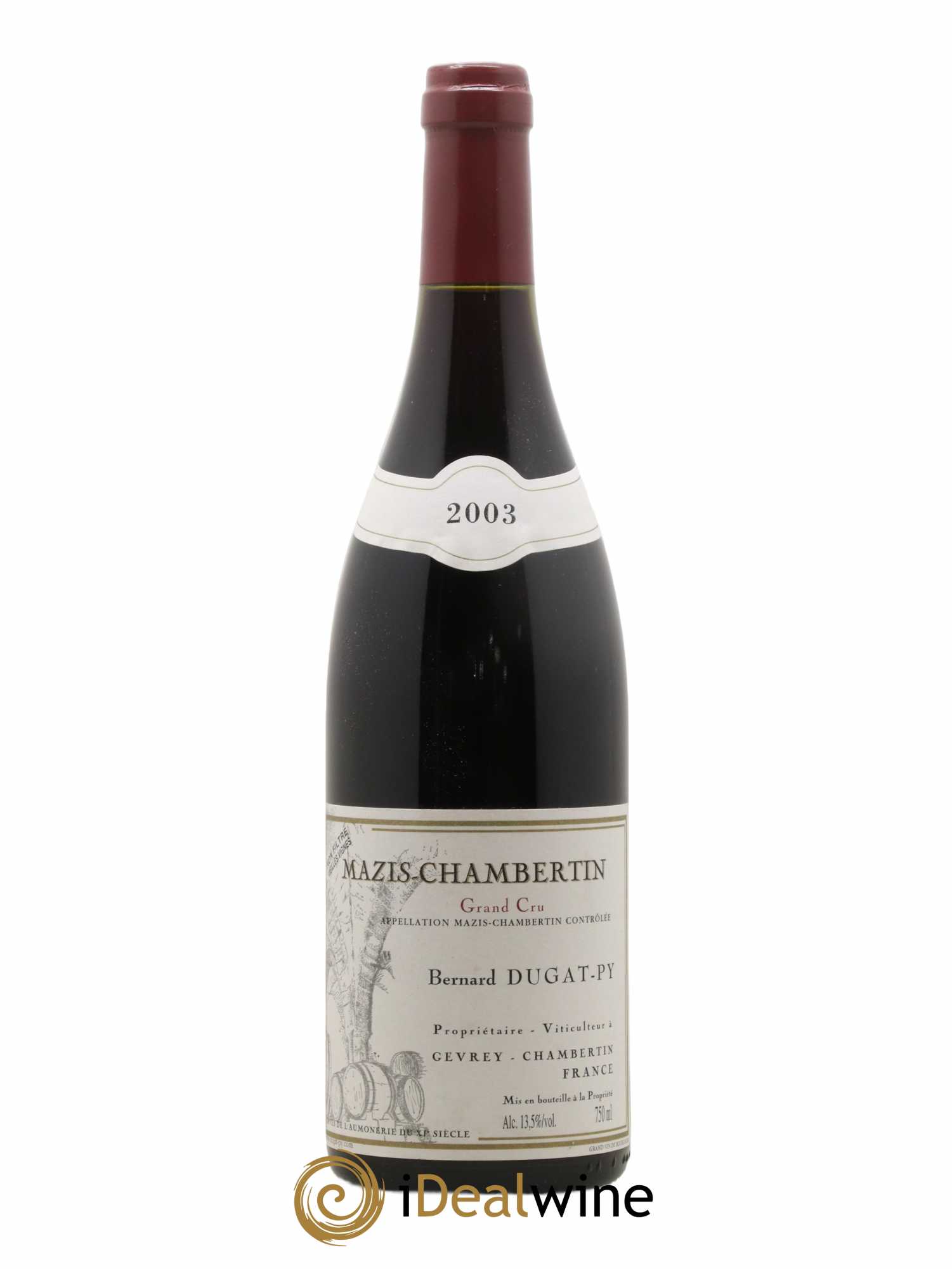 Mazis-Chambertin Grand Cru Vieilles Vignes Dugat-Py 2003 - Lot de 1 bouteille - 0