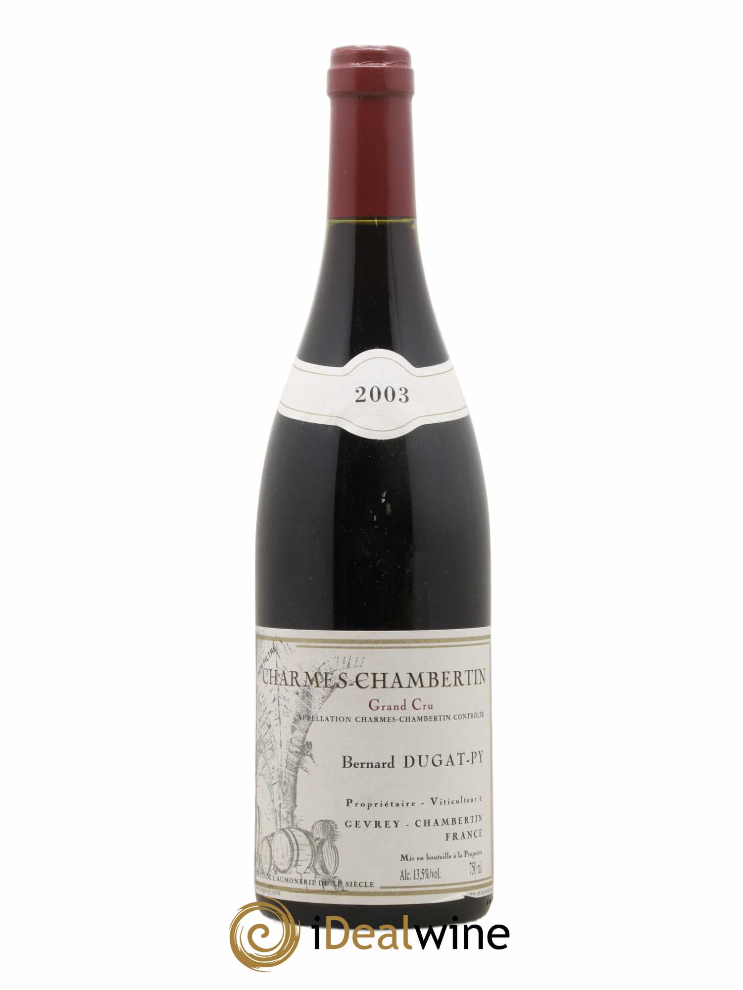 Charmes-Chambertin Grand Cru Dugat-Py 2003 - Lot de 1 bouteille - 0