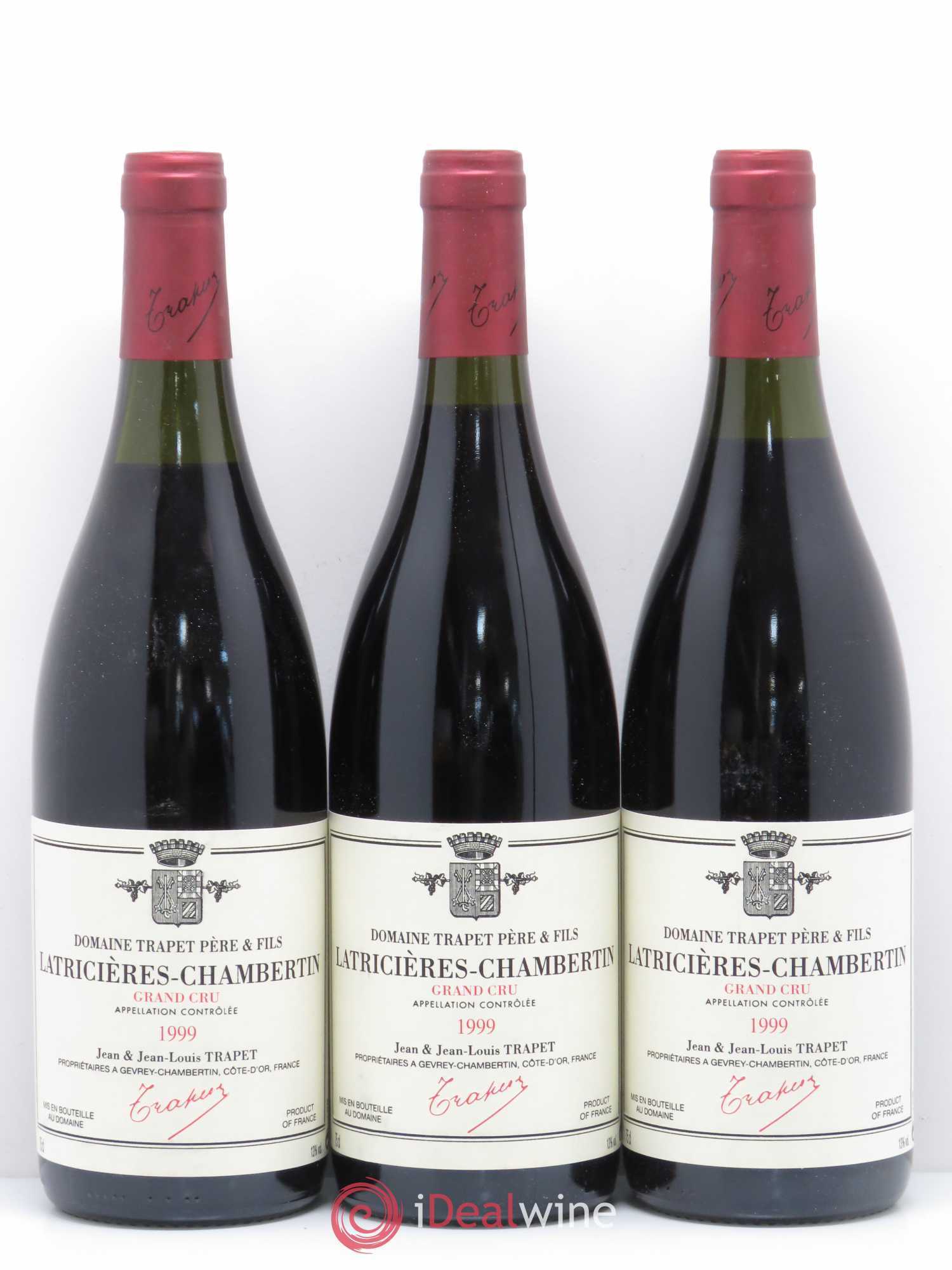 Latricières-Chambertin Grand Cru Domaine Trapet 1999 - Lot de 6 bouteilles - 2