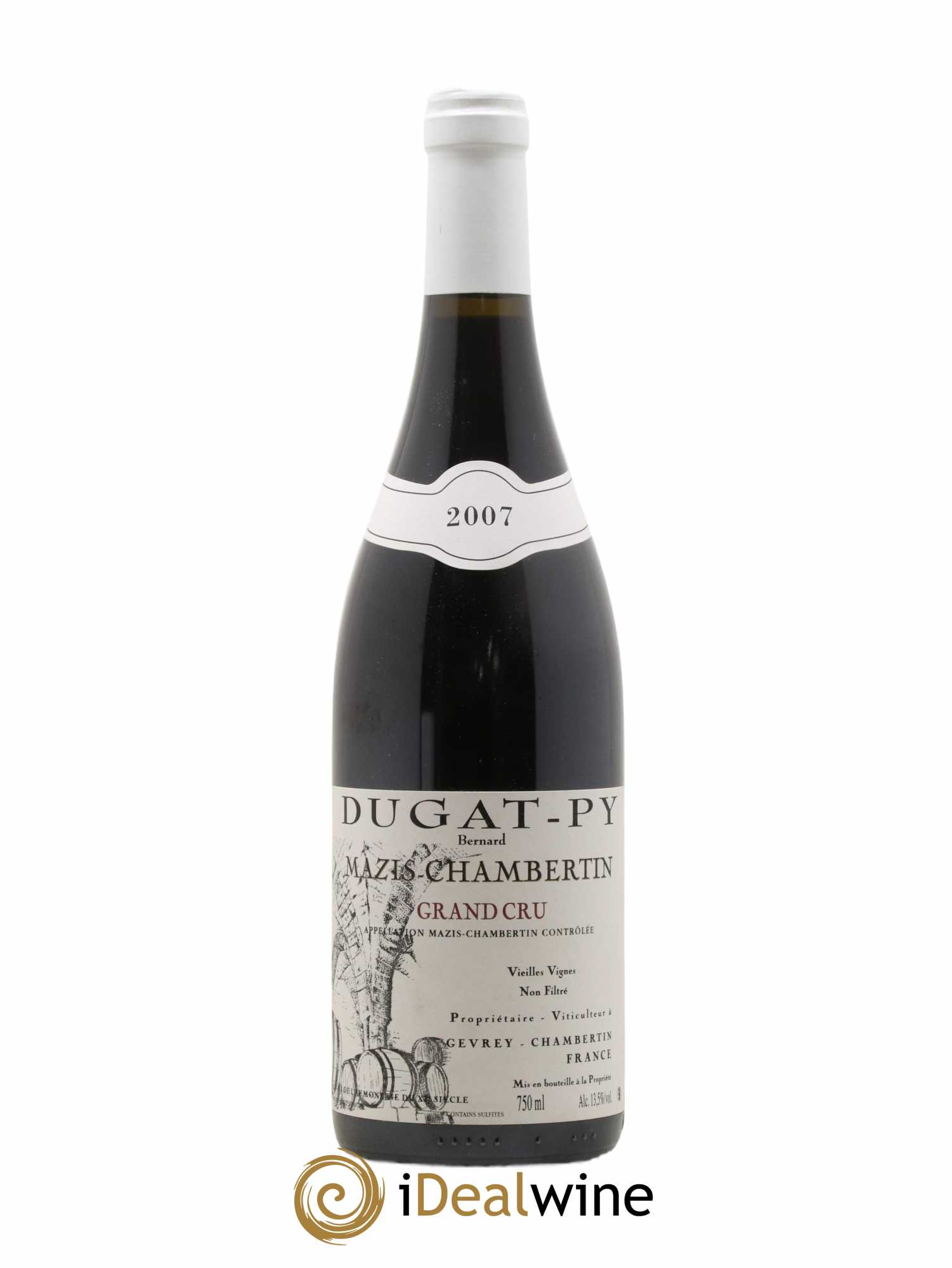 Mazis-Chambertin Grand Cru Vieilles Vignes Dugat-Py 2007 - Lot de 1 bouteille - 0
