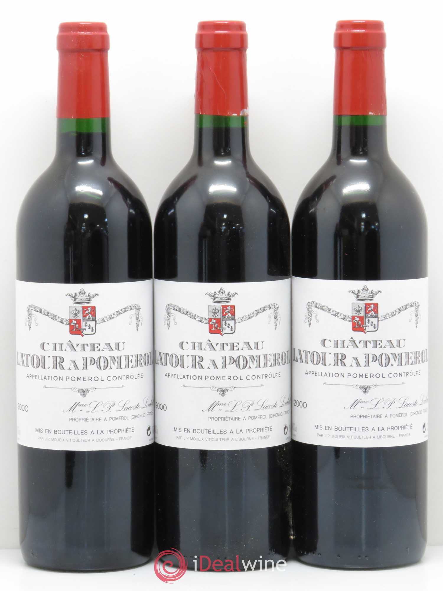 Château Latour à Pomerol 2000 - Lot de 8 bouteilles - 2