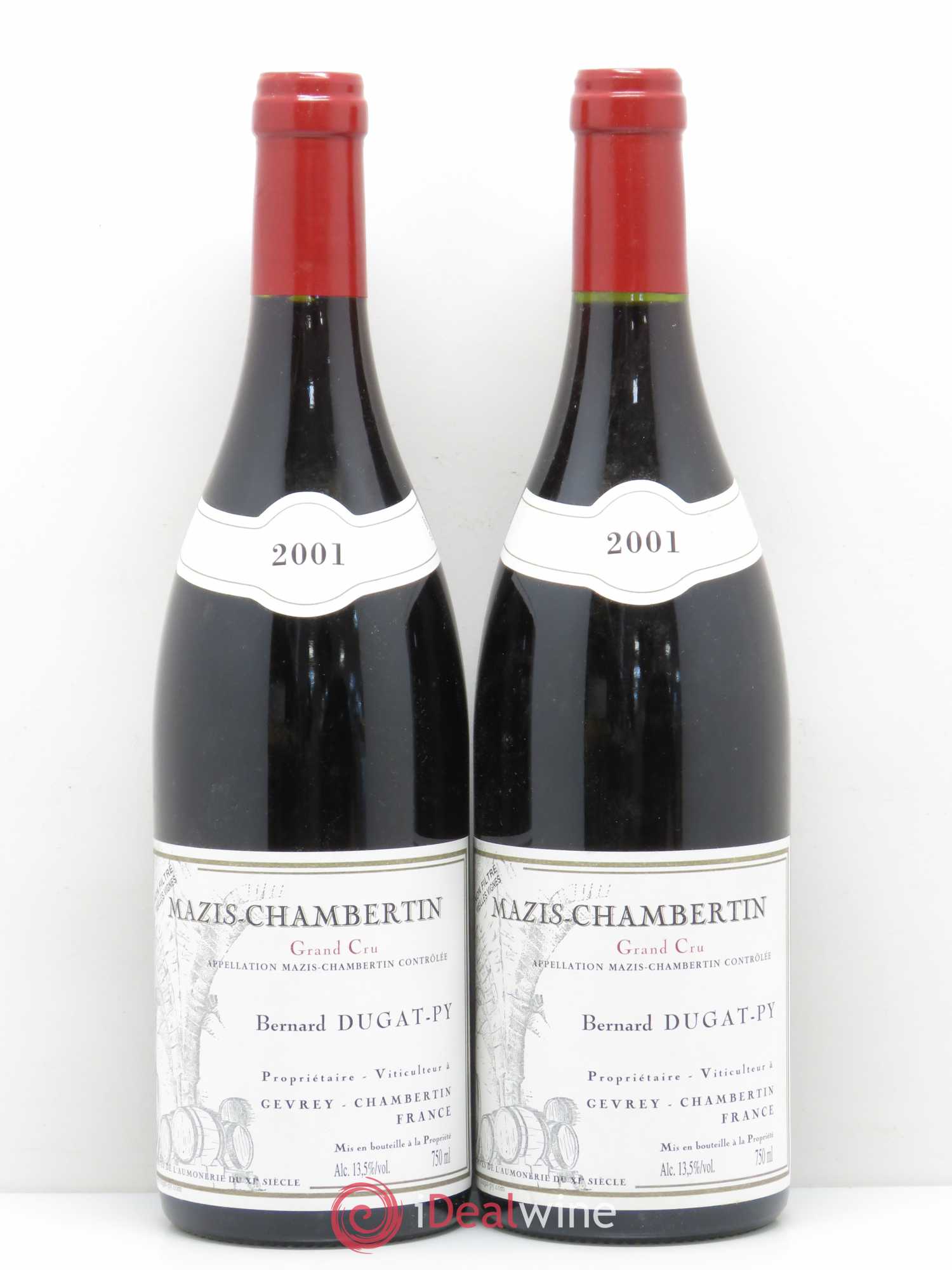 Mazis-Chambertin Grand Cru Vieilles Vignes Dugat-Py 2001 - Lot de 2 bouteilles - 0