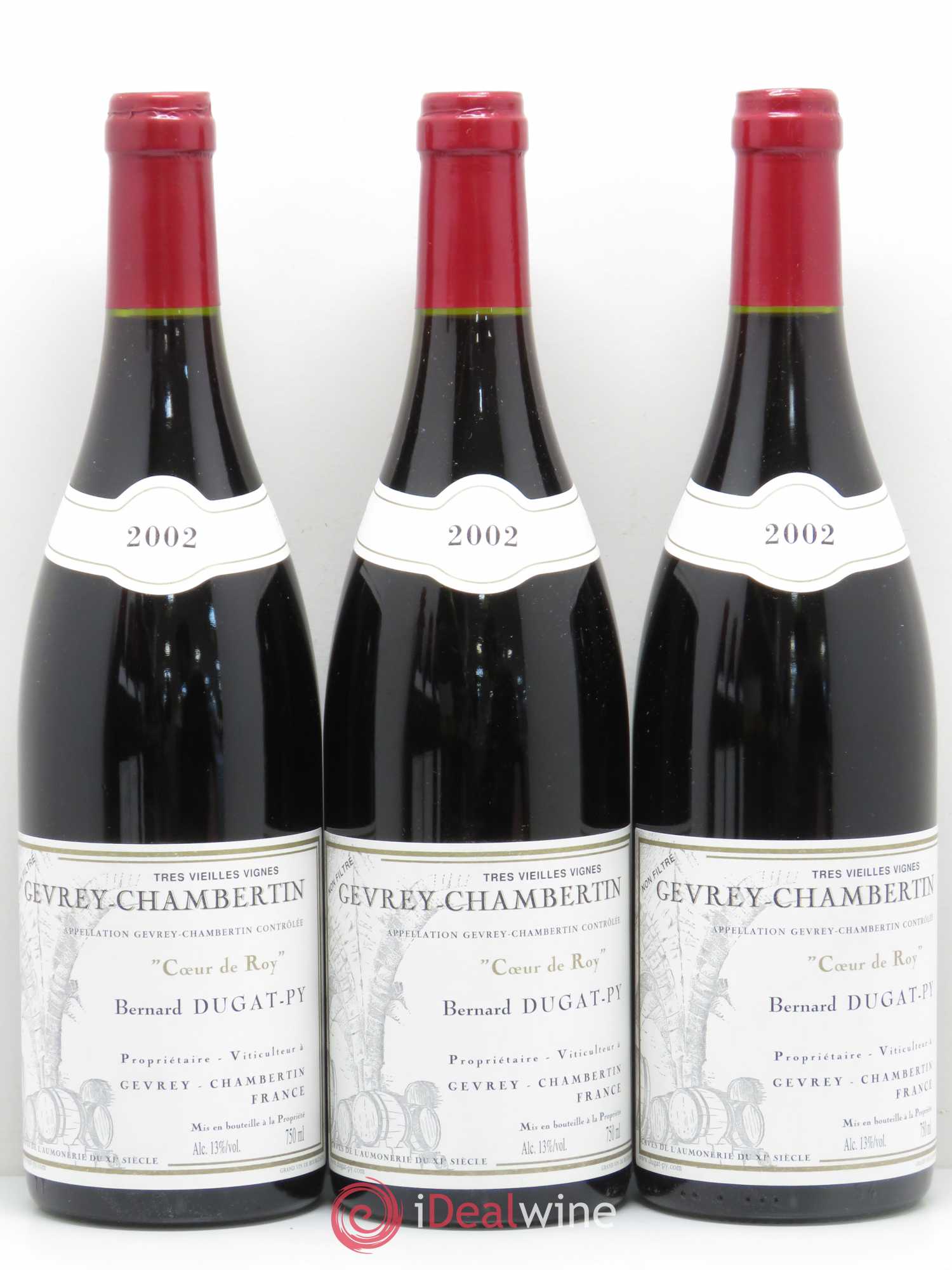 Gevrey-Chambertin Coeur de Roy Très Vieilles Vignes Dugat-Py Très Vieilles Vignes 2002 - Posten von 6 Flaschen - 1
