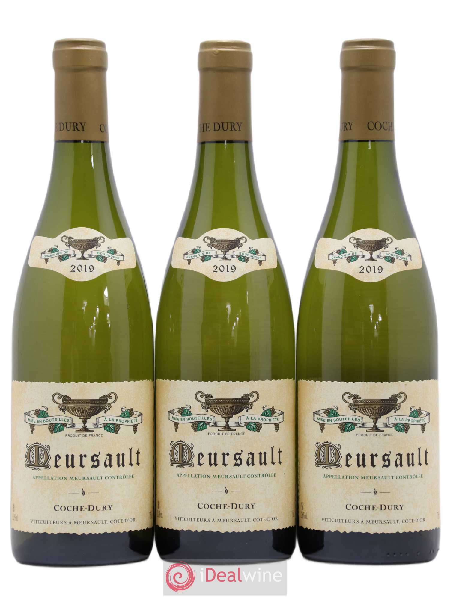 Meursault Coche Dury (Domaine) 2019 - Lot de 3 bouteilles - 0