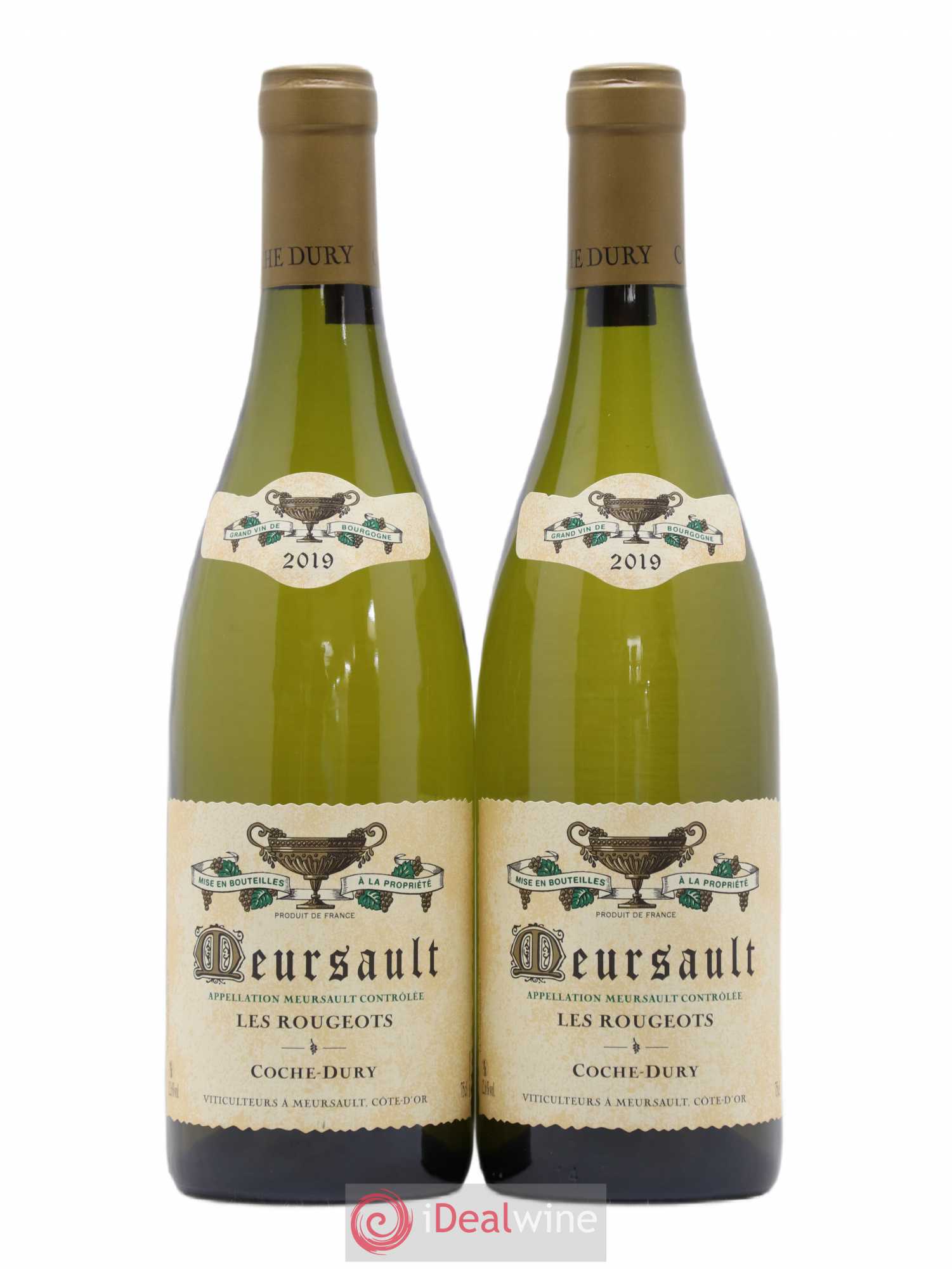 Meursault Les Rougeots Coche Dury (Domaine) 2019 - Lot de 2 bouteilles - 0