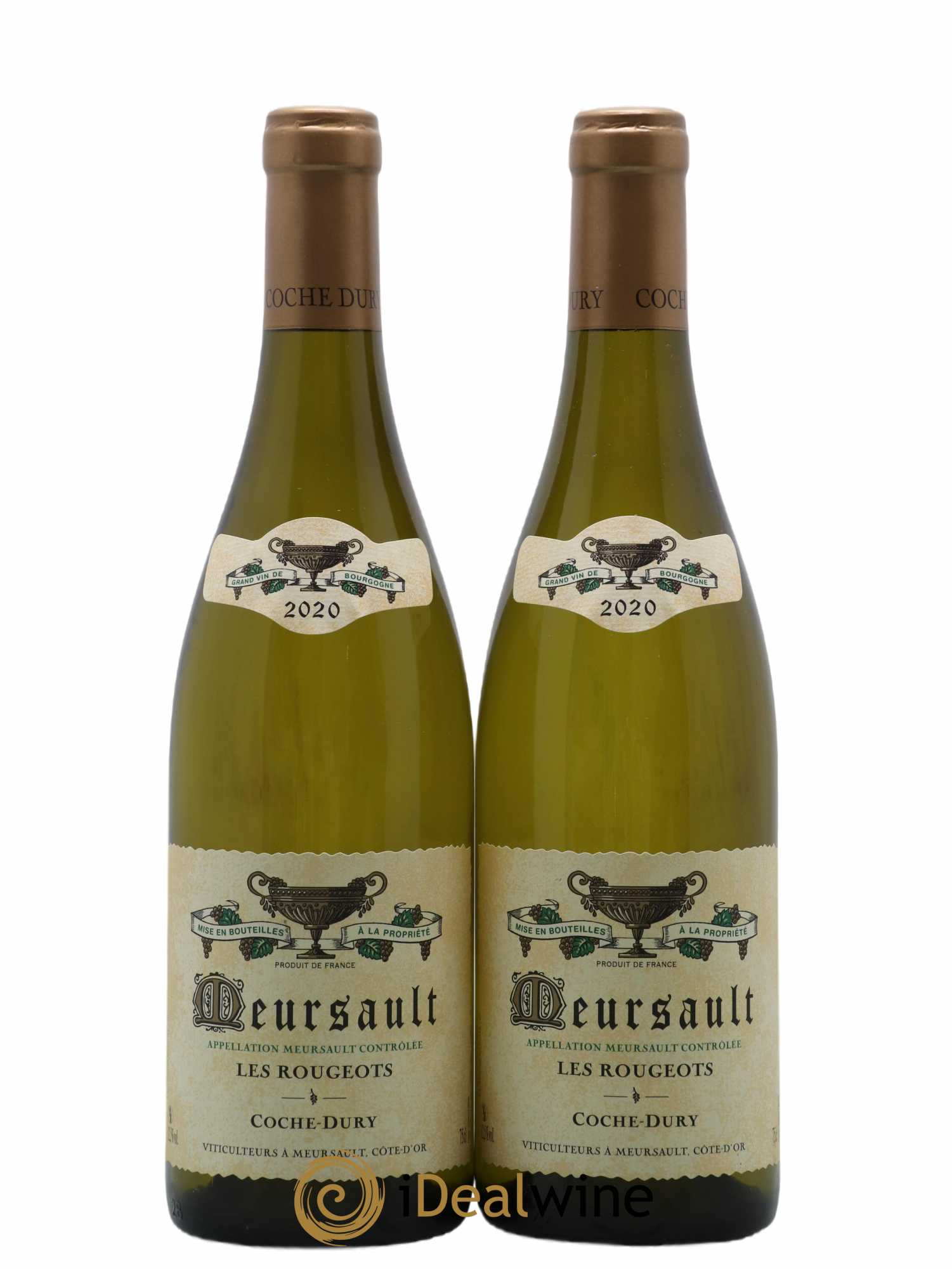 Meursault Les Rougeots Coche Dury (Domaine) 2020 - Lot de 2 bouteilles - 0