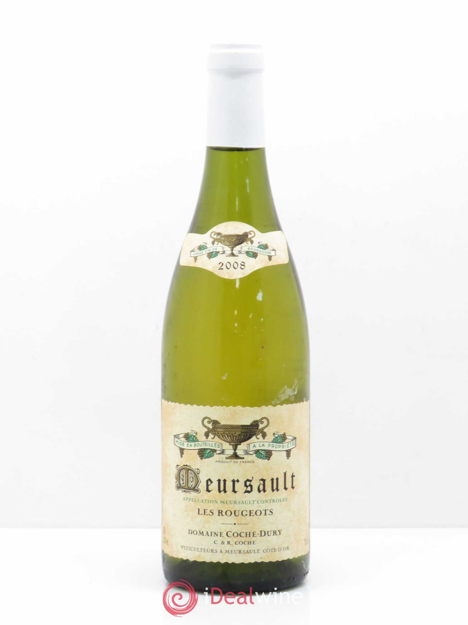 Meursault Les Rougeots Coche Dury (Domaine) 2008 - Lot de 1 bouteille - 0