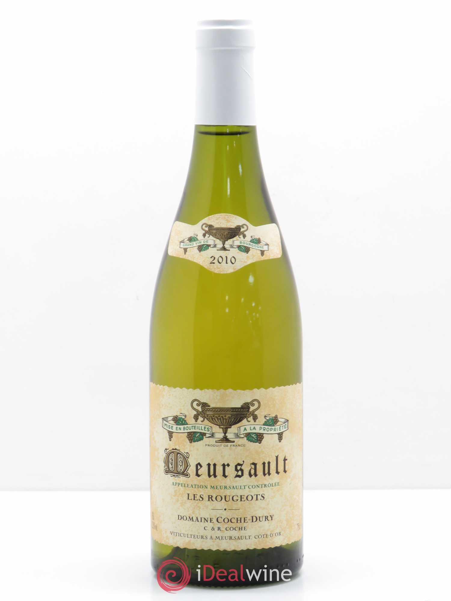 Meursault Les Rougeots Coche Dury (Domaine) 2010 - Lot de 1 bouteille - 0