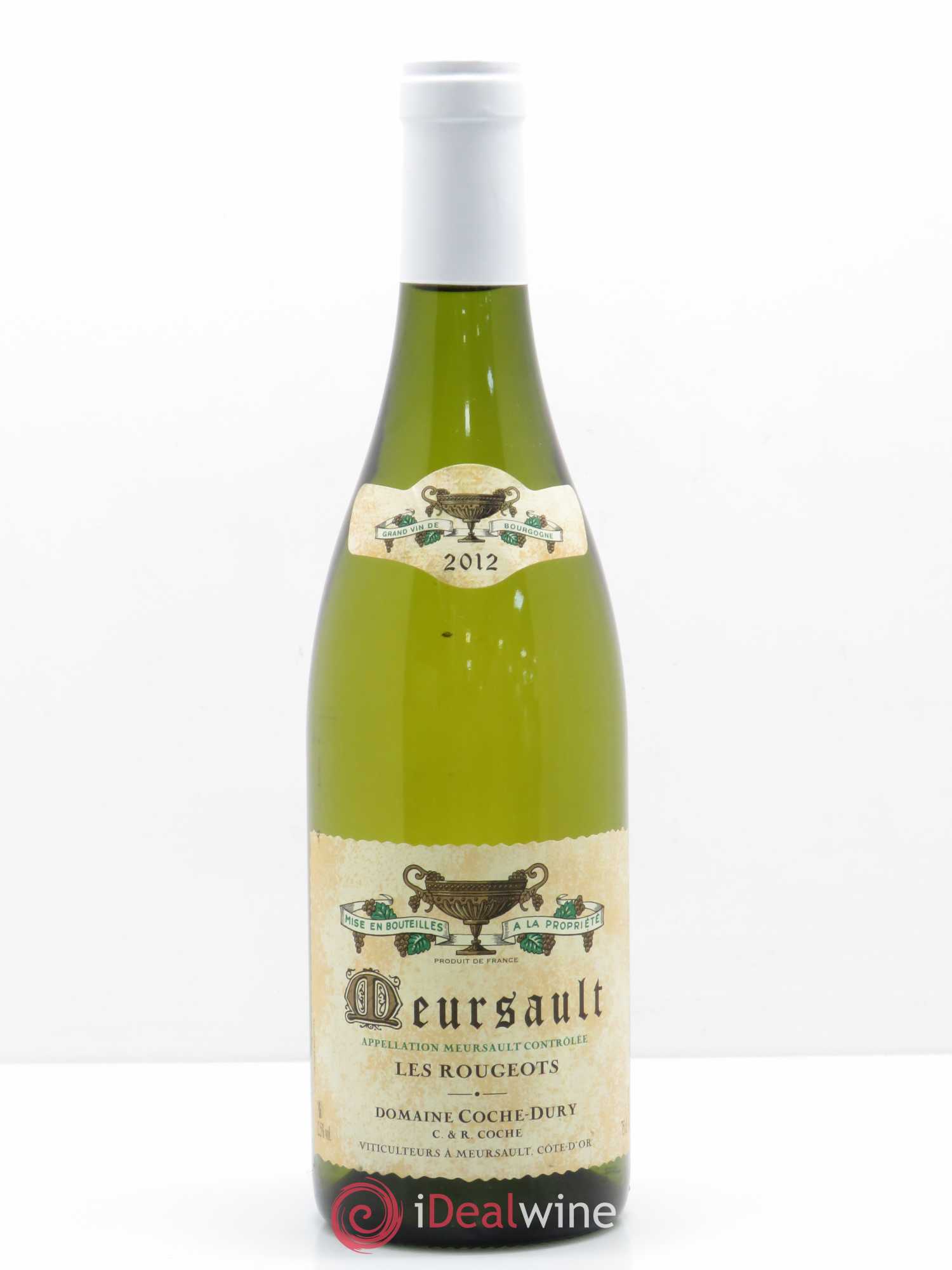 Meursault Les Rougeots Coche Dury (Domaine) 2012 - Lot de 1 bouteille - 0