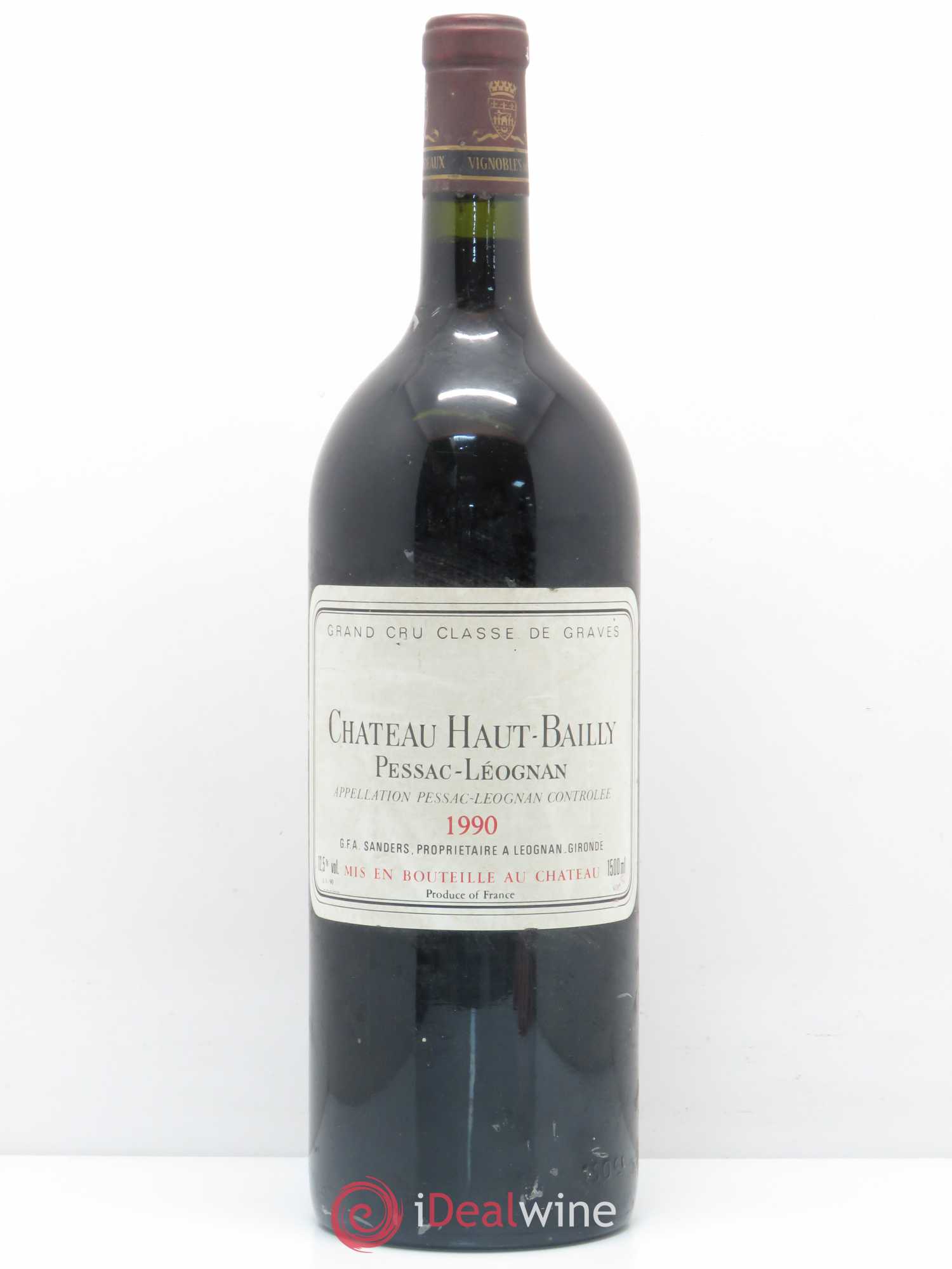 Château Haut-Bailly Cru Classé de Graves 1990 - Lot de 1 magnum - 0