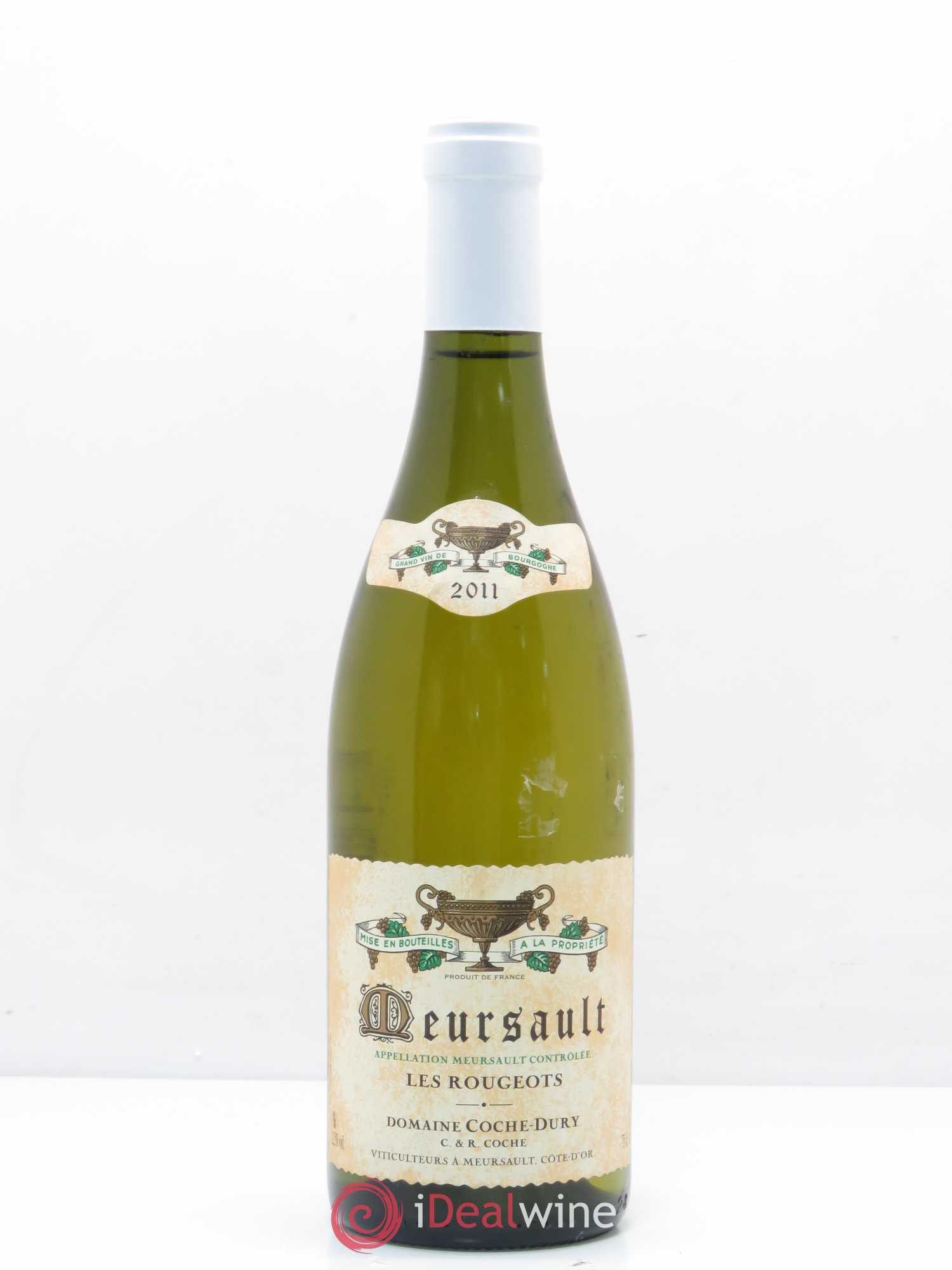 Meursault Les Rougeots Coche Dury (Domaine) 2011 - Lot de 1 bouteille - 0