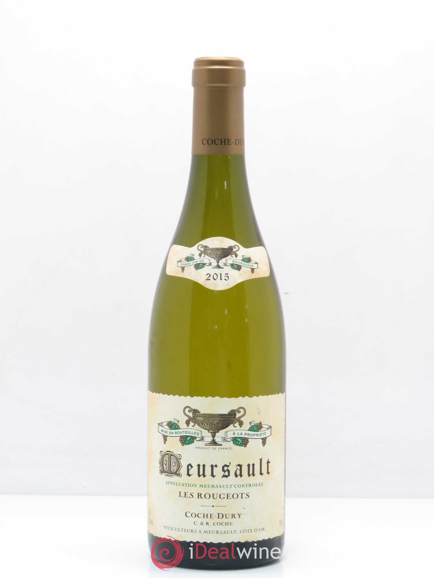 Meursault Les Rougeots Coche Dury (Domaine) 2015 - Lot de 1 bouteille - 0